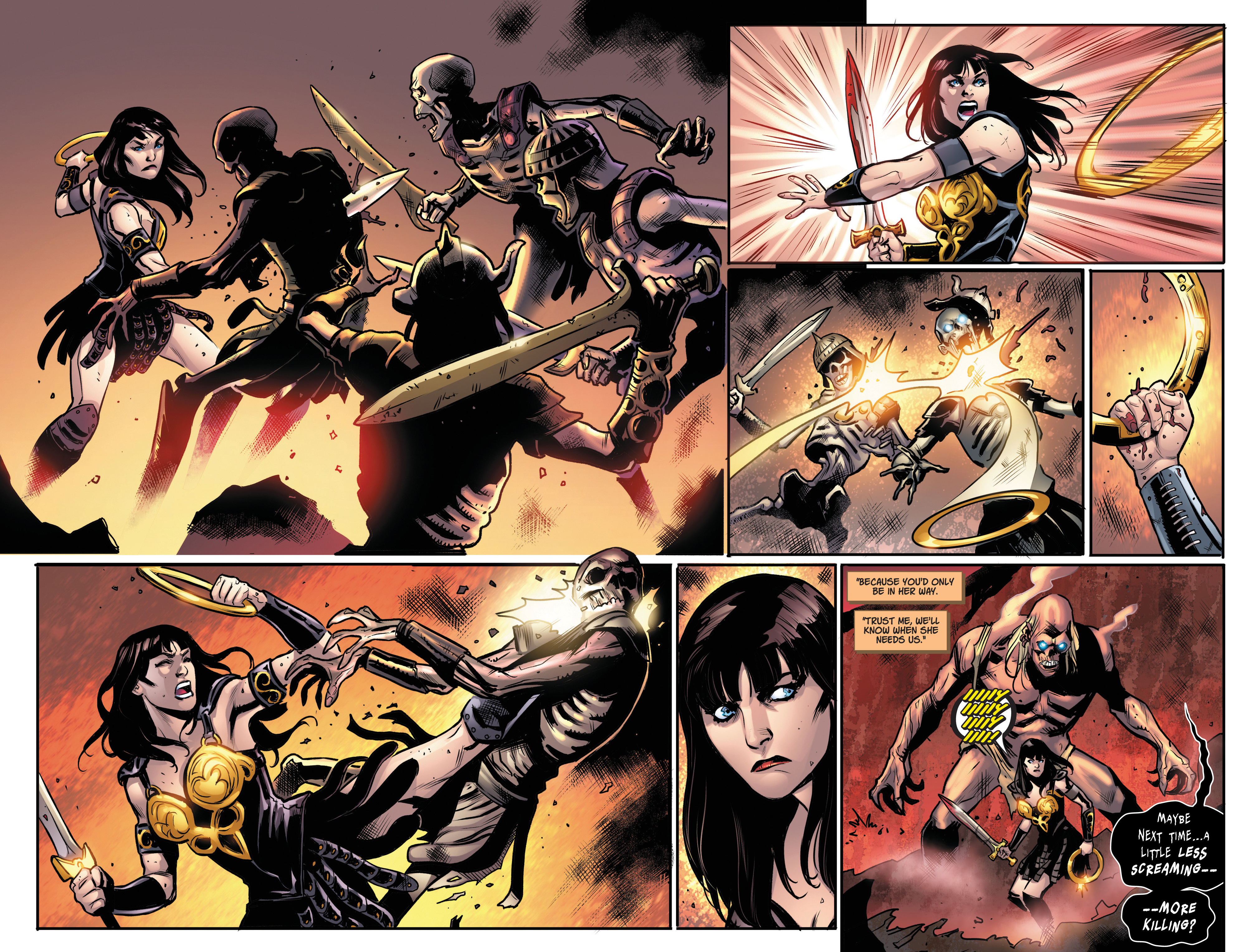 Read online Army Of Darkness/Xena: Forever…And A Day comic -  Issue #5 - 7