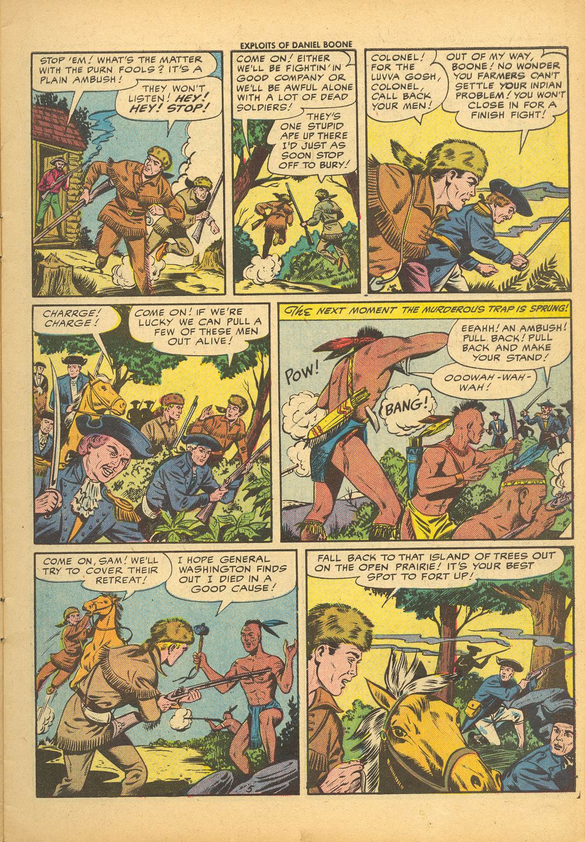 Read online Exploits of Daniel Boone comic -  Issue #3 - 7
