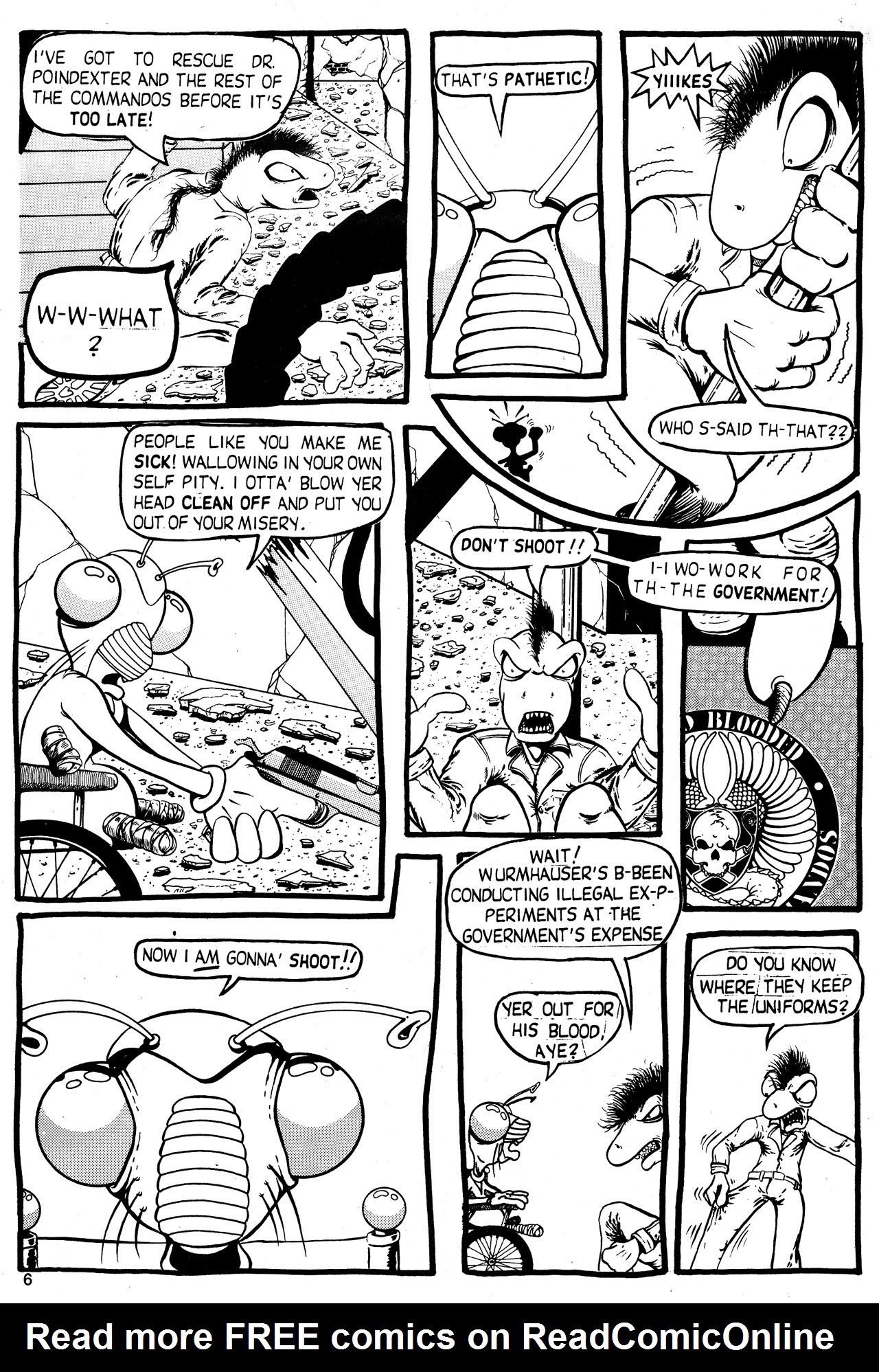 Read online Cold-Blooded Chameleon Commandos comic -  Issue #4 - 6