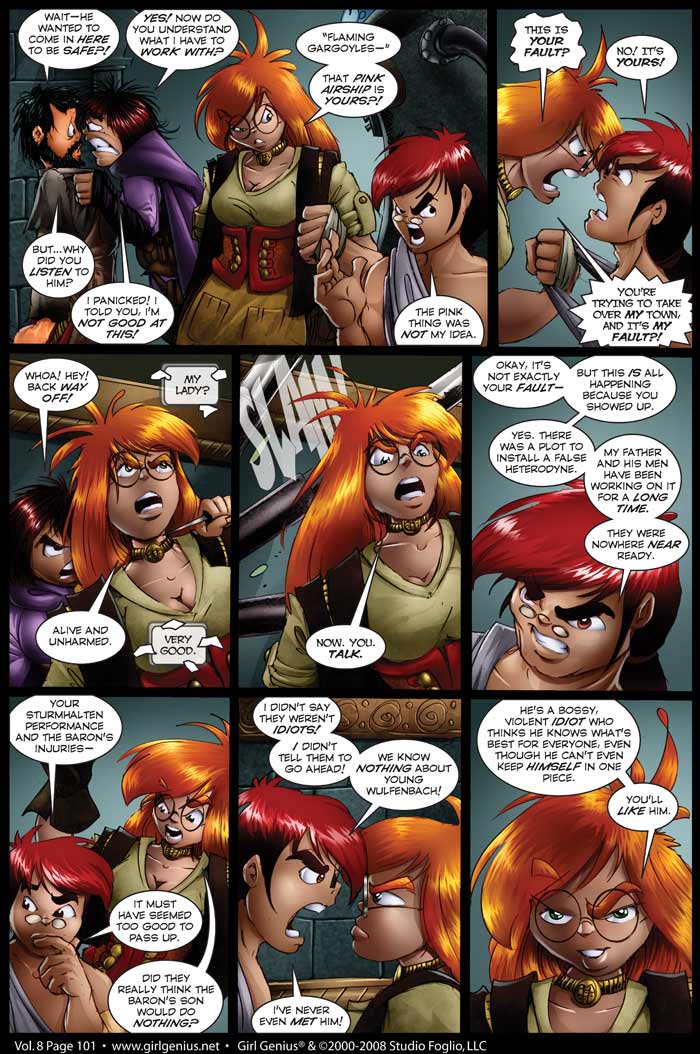 Read online Girl Genius (2002) comic -  Issue #8 - 102