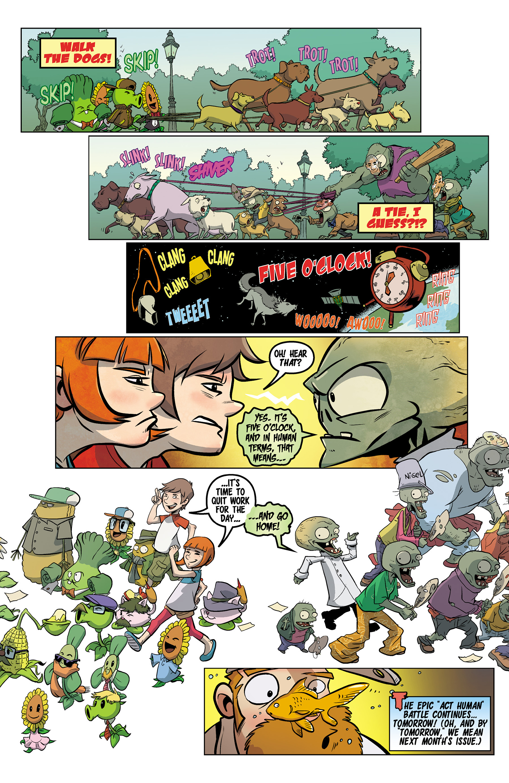 Read online Plants vs. Zombies: Grown Sweet Home comic -  Issue #5 - 22