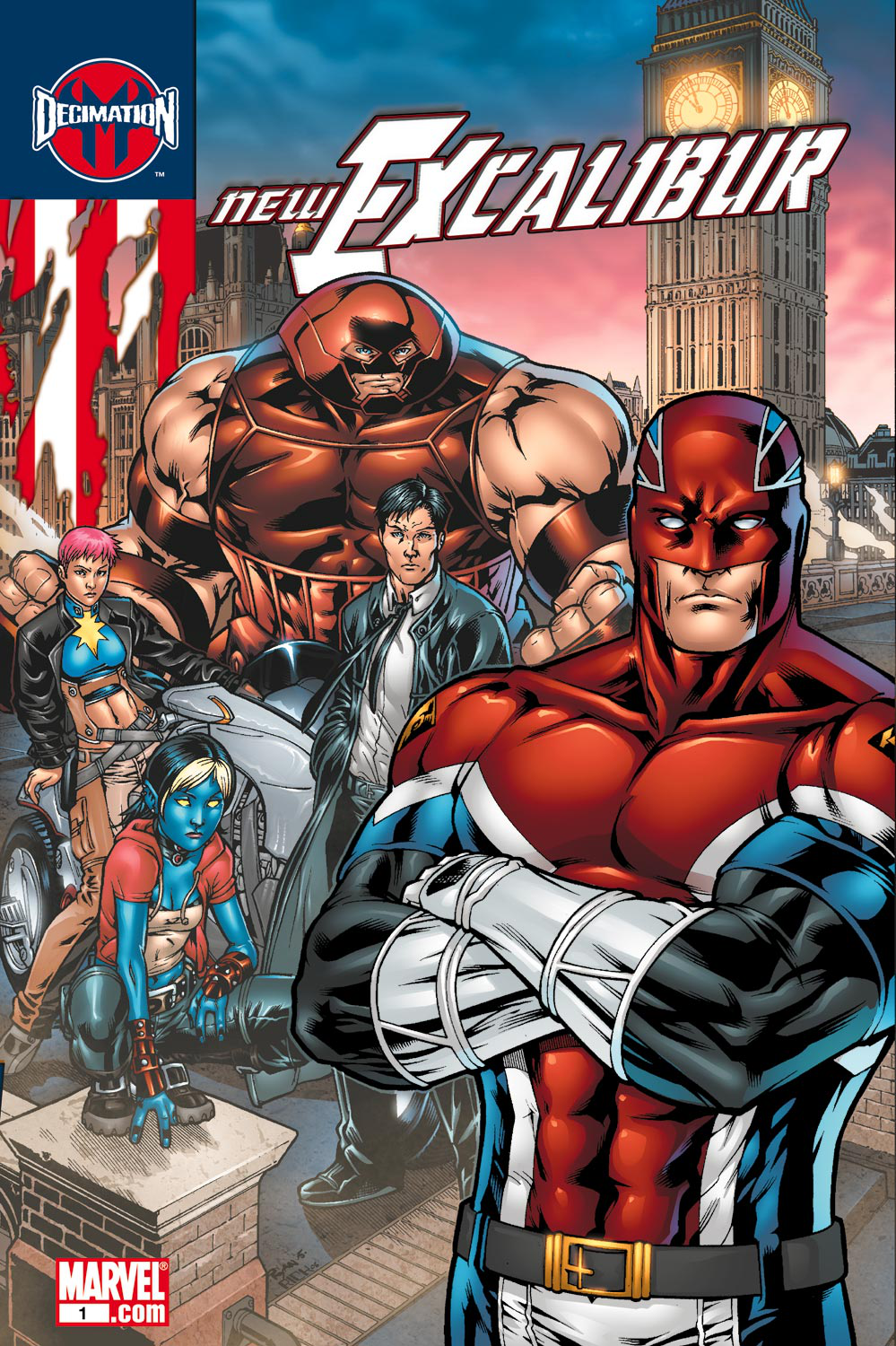 Read online New Excalibur comic -  Issue #1 - 1