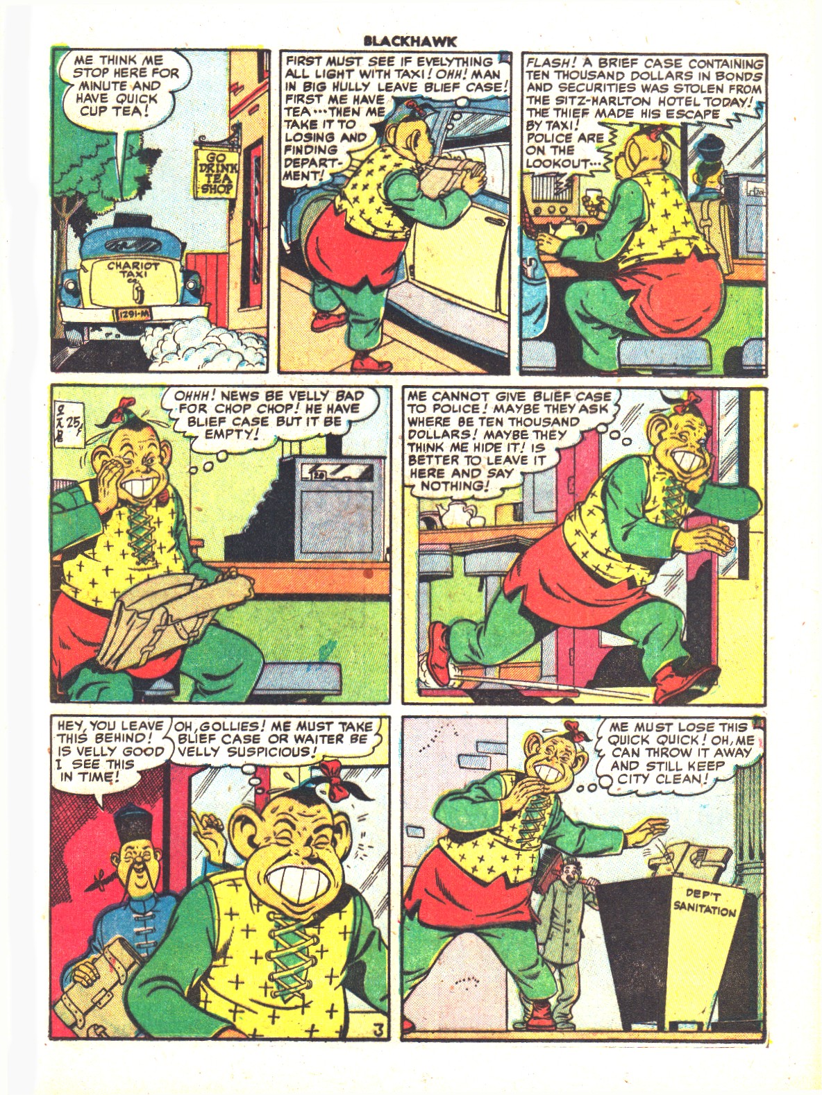 Read online Blackhawk (1957) comic -  Issue #38 - 37