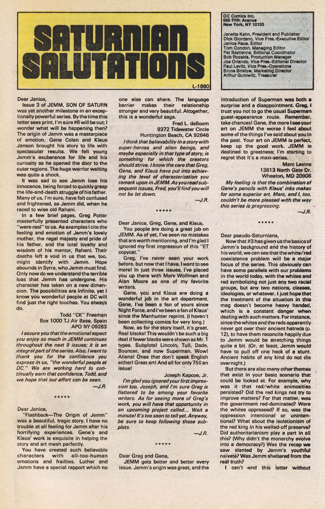 Read online Jemm, Son of Saturn comic -  Issue #7 - 33