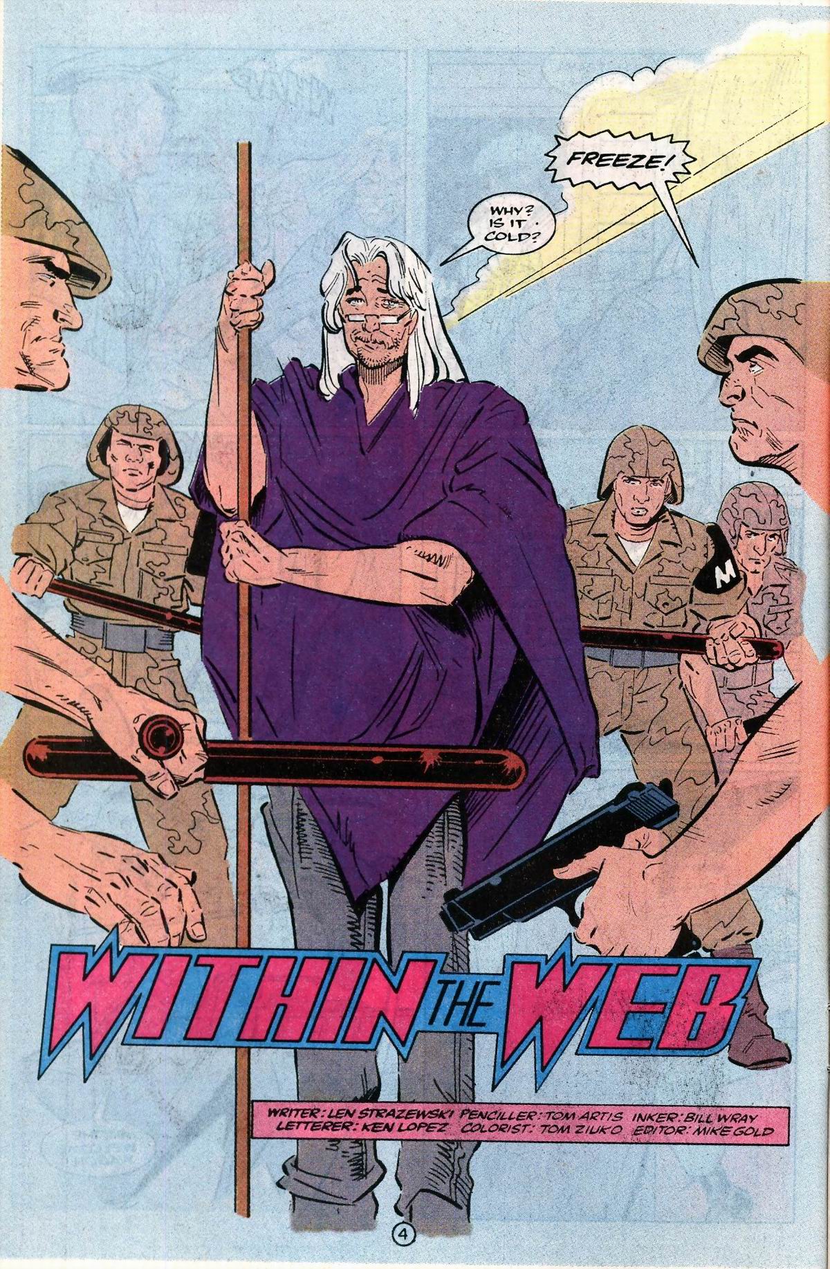 Read online The Web (1991) comic -  Issue #2 - 5