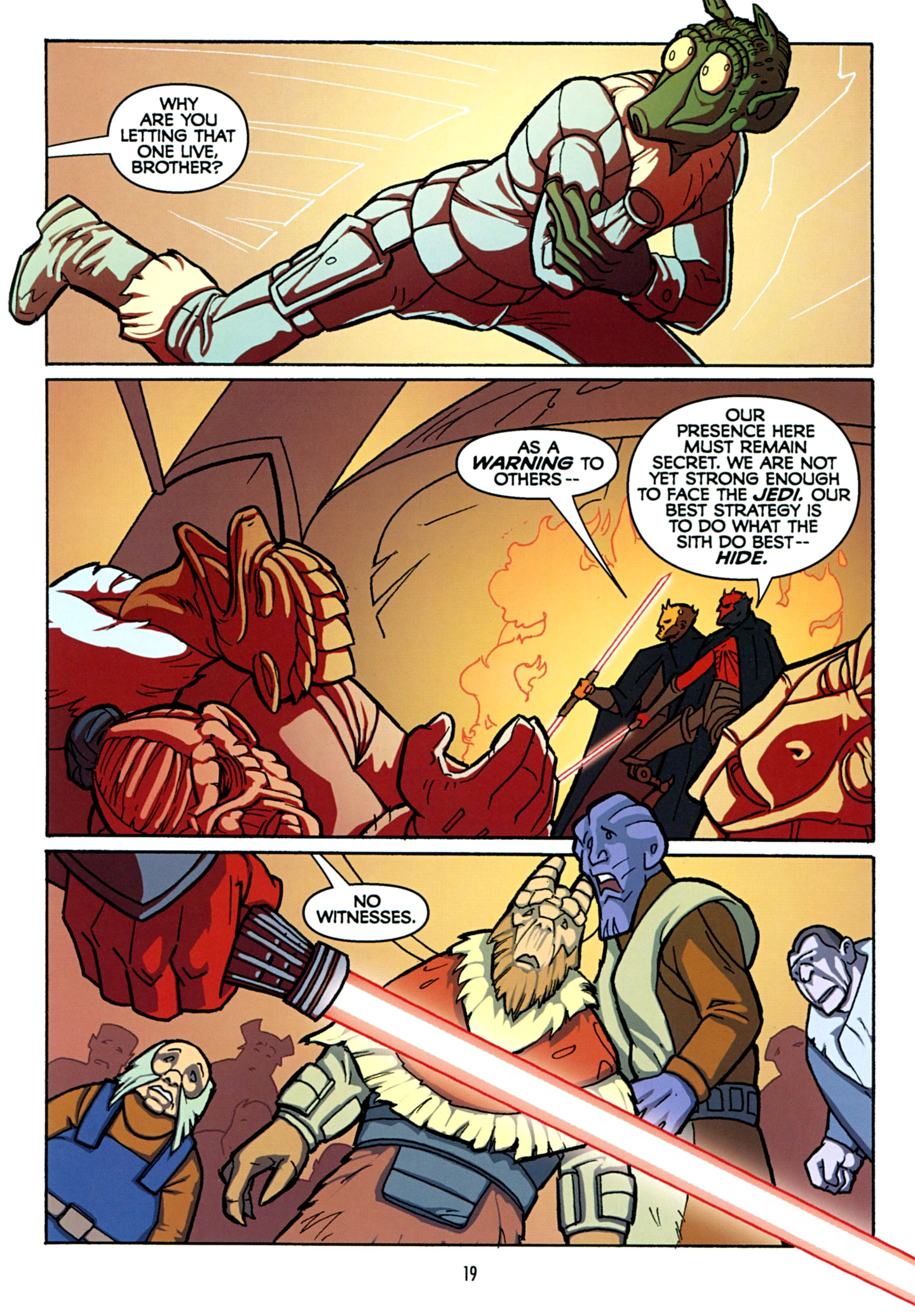 Read online Star Wars: The Clone Wars - The Sith Hunters comic -  Issue # Full - 20