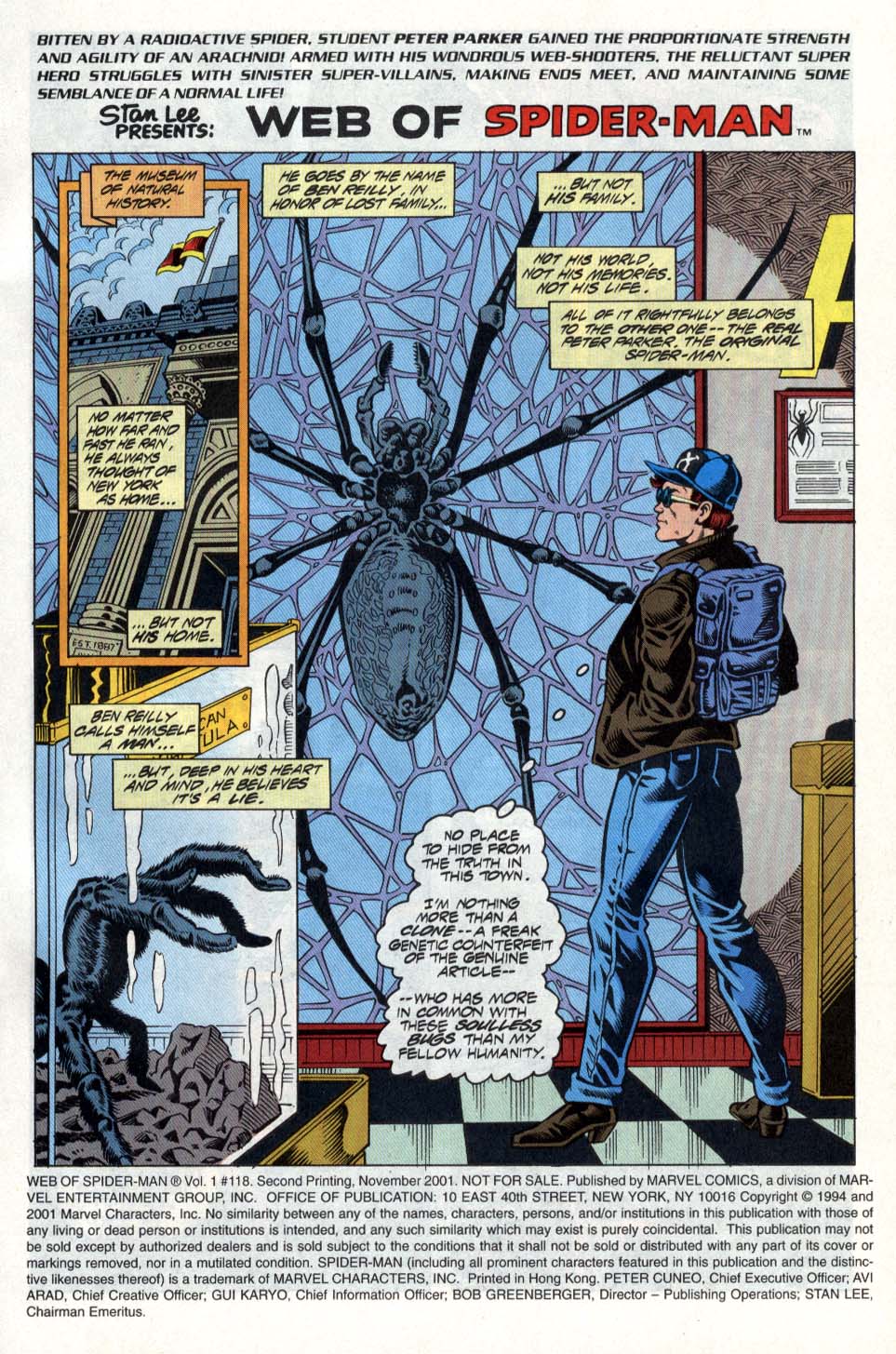 Read online Web of Spider-Man (1985) comic -  Issue #118 - 2