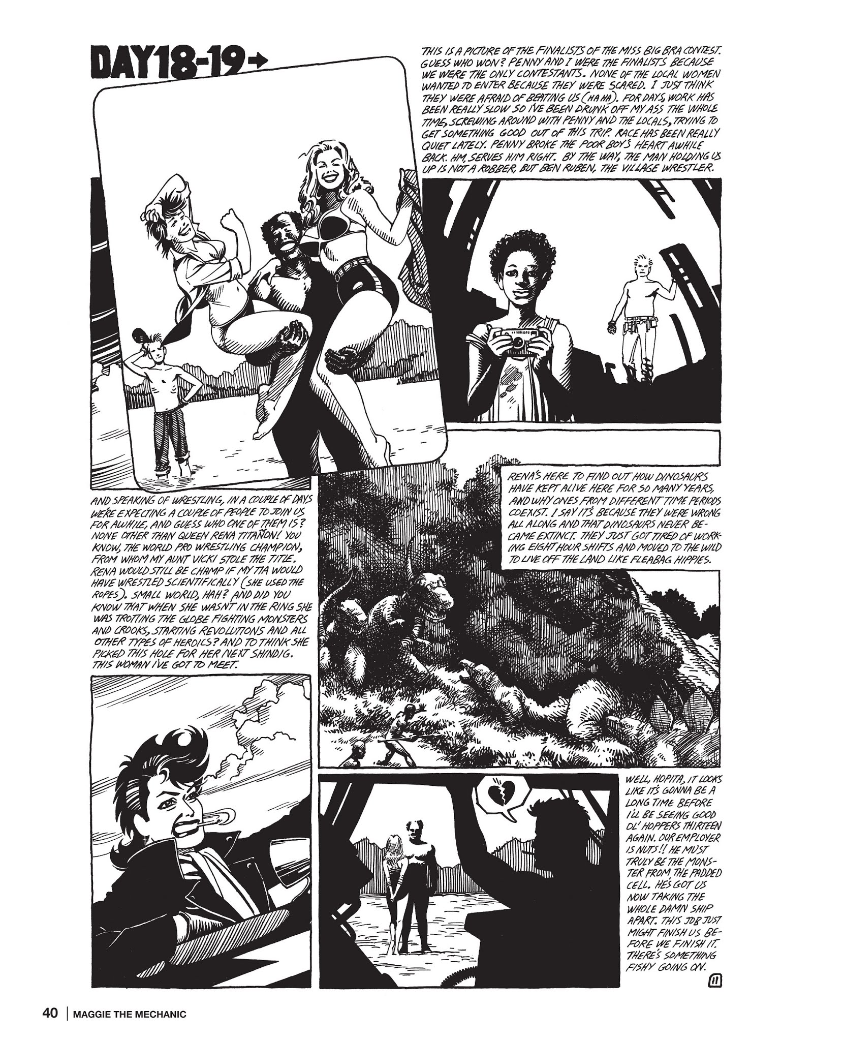 Read online Maggie the Mechanic: The Love & Rockets Library - Locas comic -  Issue # TPB (Part 1) - 40