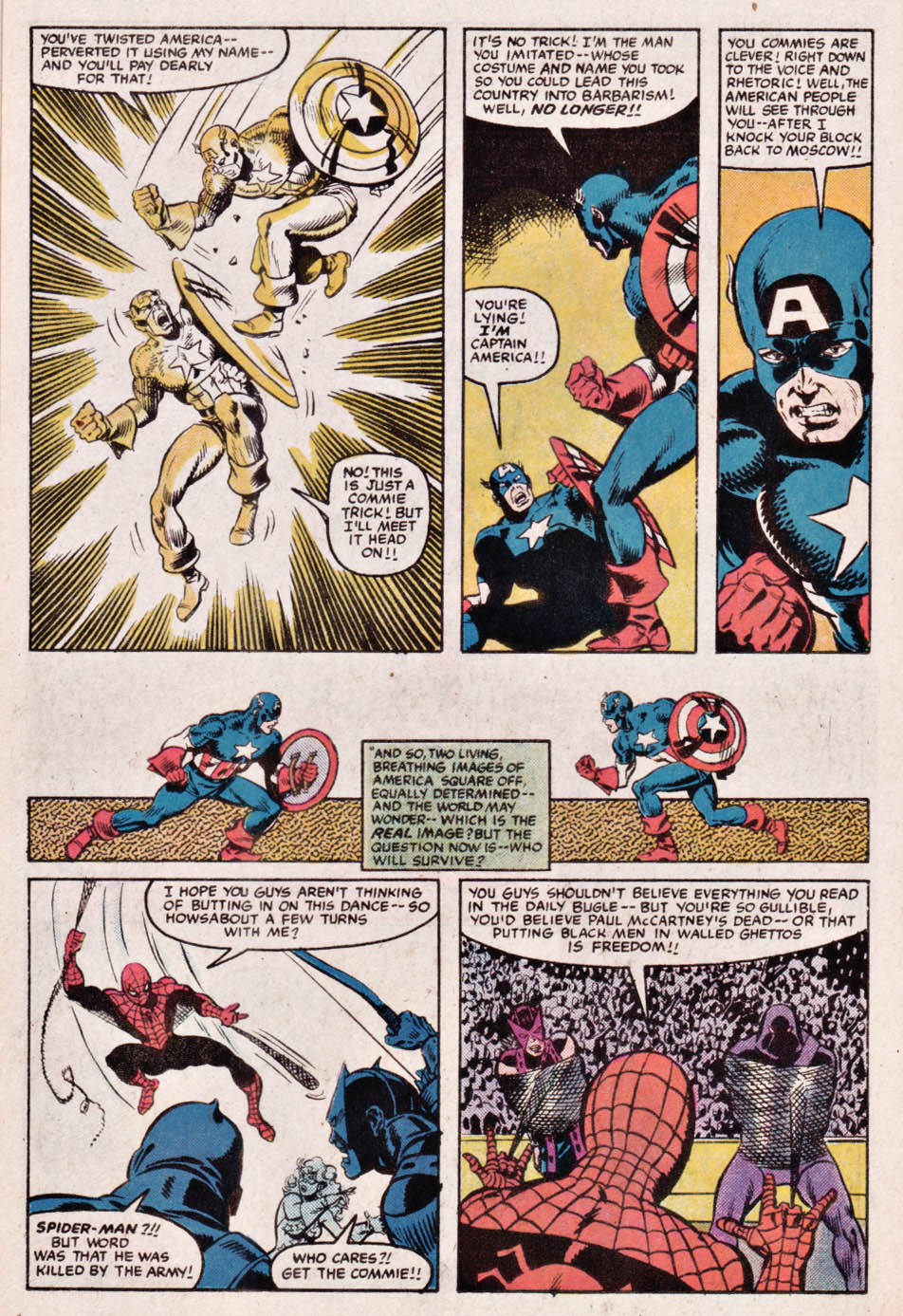 Read online What If? (1977) comic -  Issue #44 - Captain America were revived today - 34