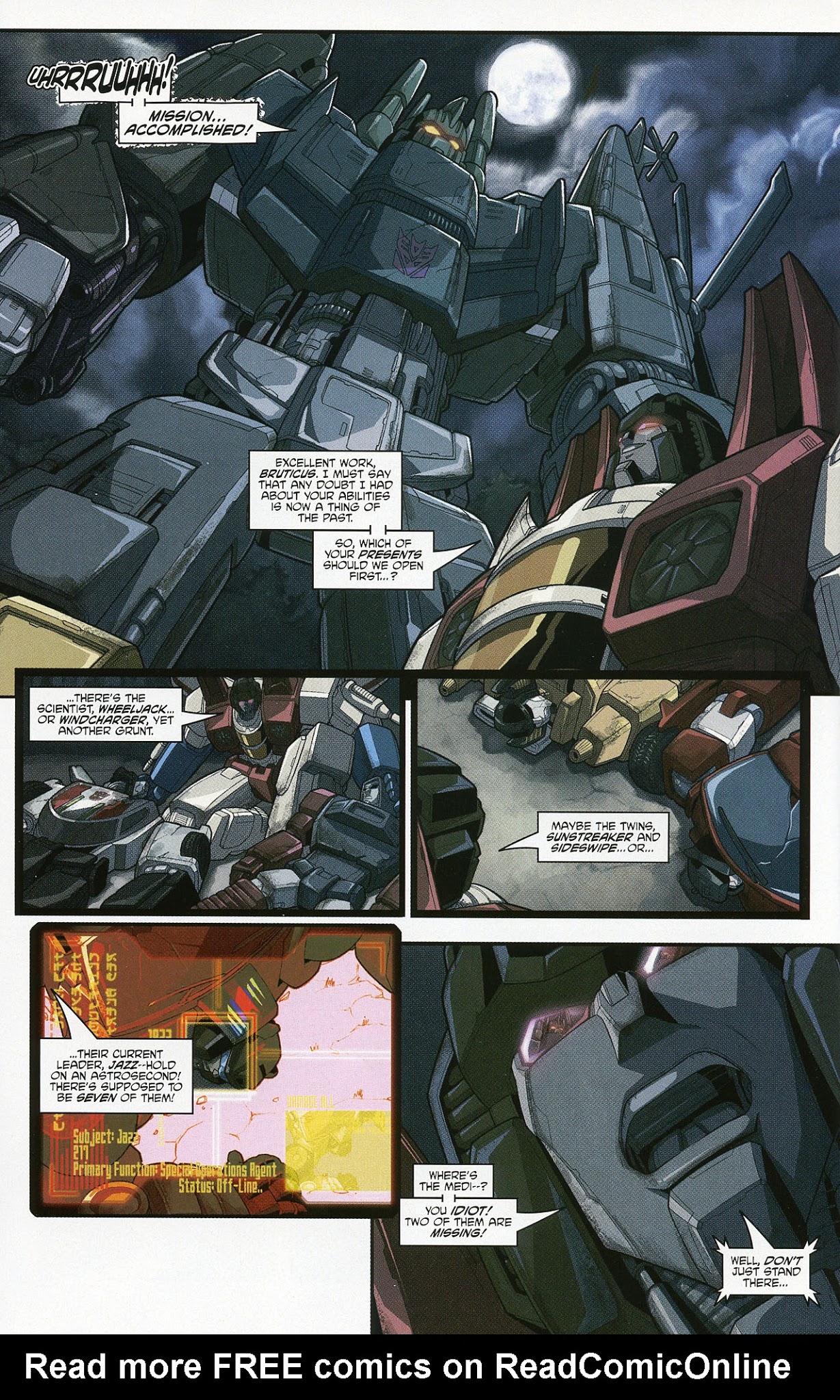 Read online Transformers: Generation 1 (2004) comic -  Issue #1 - 5