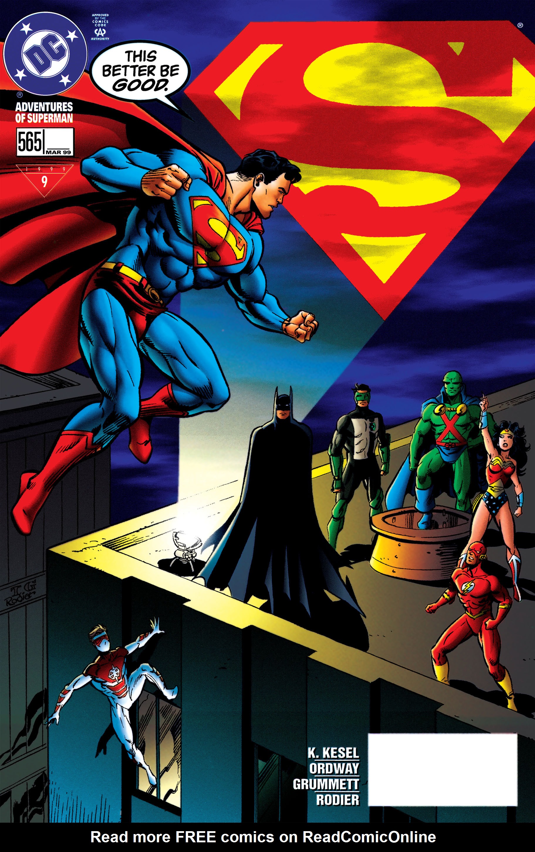 Read online Adventures of Superman (1987) comic -  Issue #565 - 1