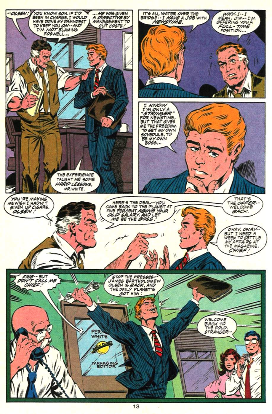 Read online Adventures of Superman (1987) comic -  Issue #489 - 14