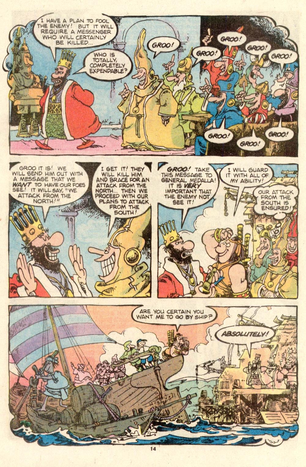 Read online Sergio Aragonés Groo the Wanderer comic -  Issue #27 - 14