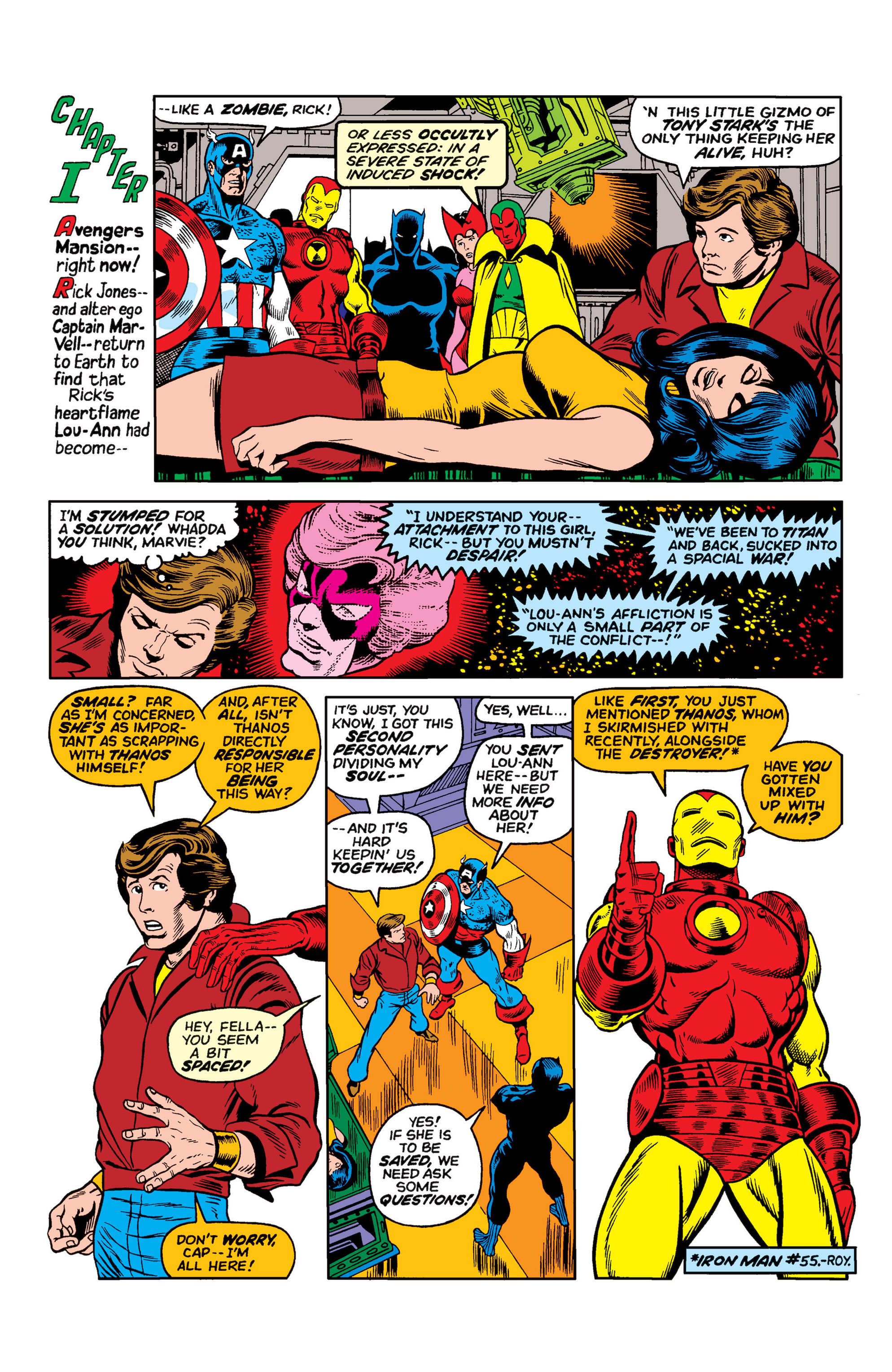 Read online Captain Marvel by Jim Starlin comic -  Issue # TPB (Part 1) - 92