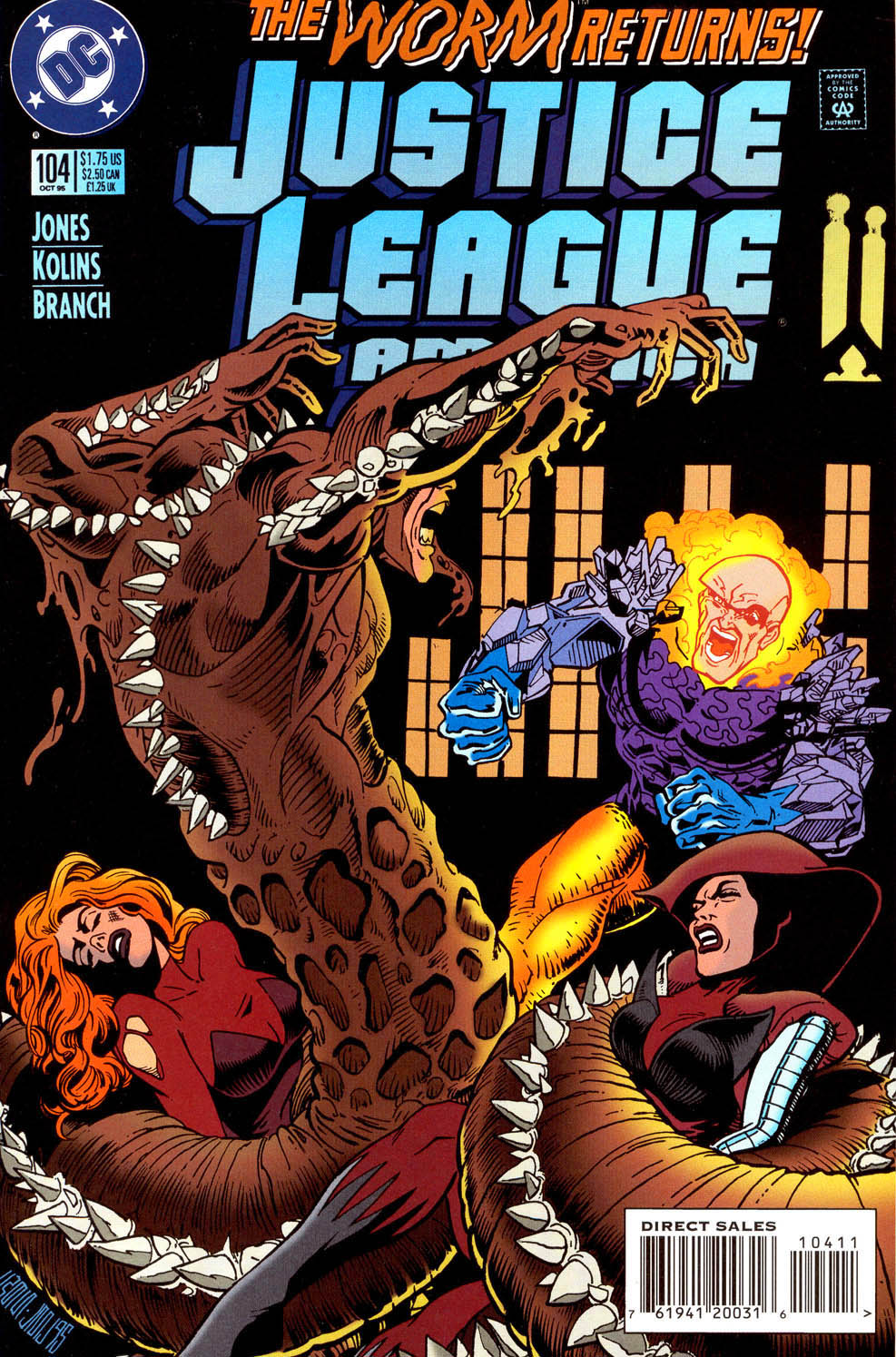 Read online Justice League America comic -  Issue #104 - 1
