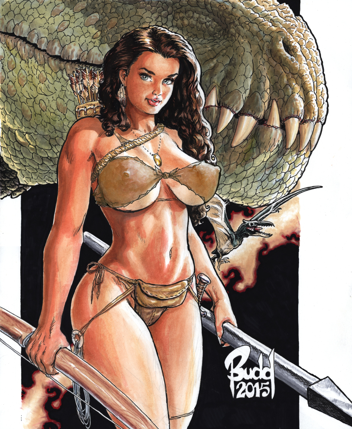 Read online Cavewoman: Raptorella comic -  Issue #1 - 5