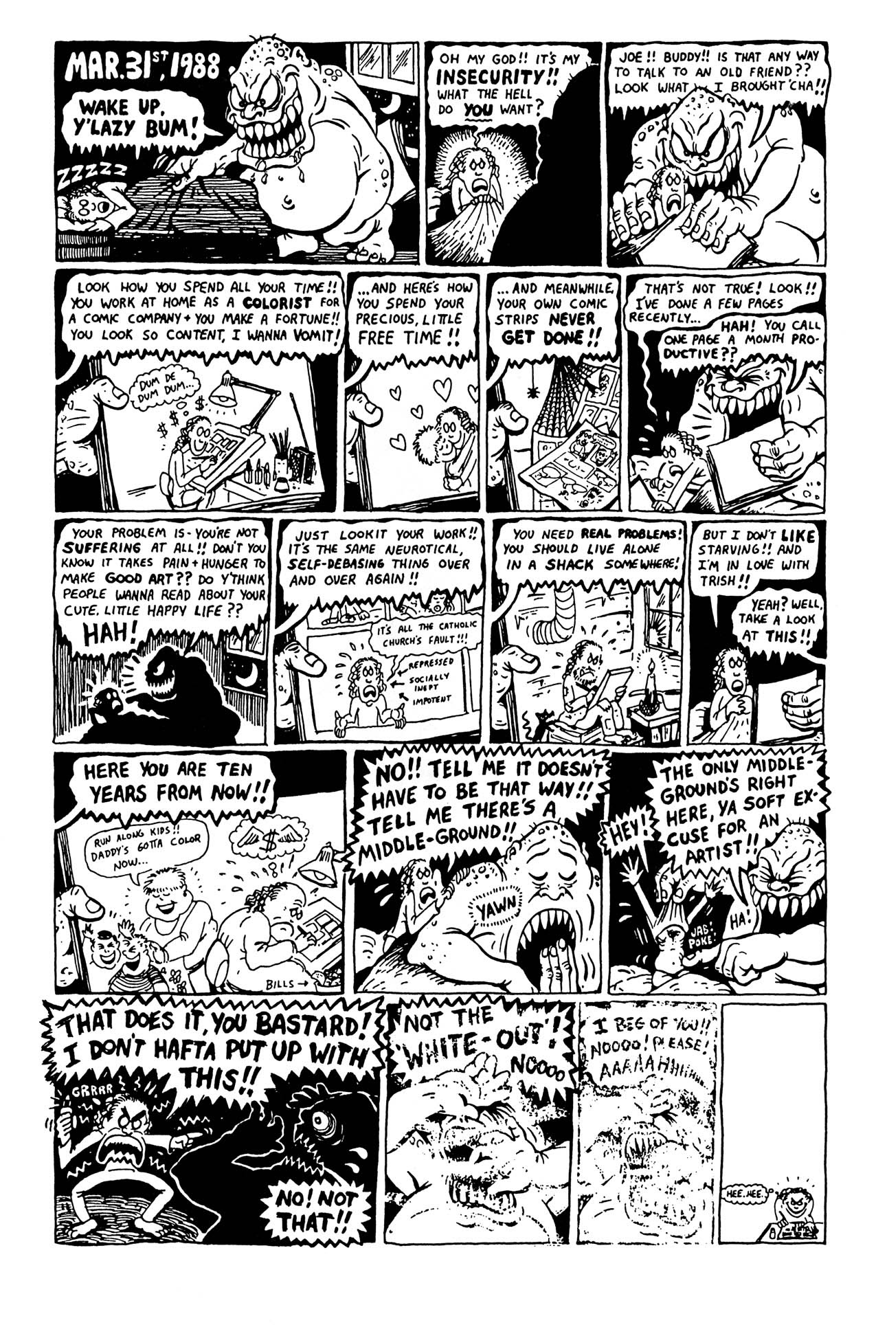 Read online Peepshow: The Cartoon Diary of Joe Matt comic -  Issue # Full - 12