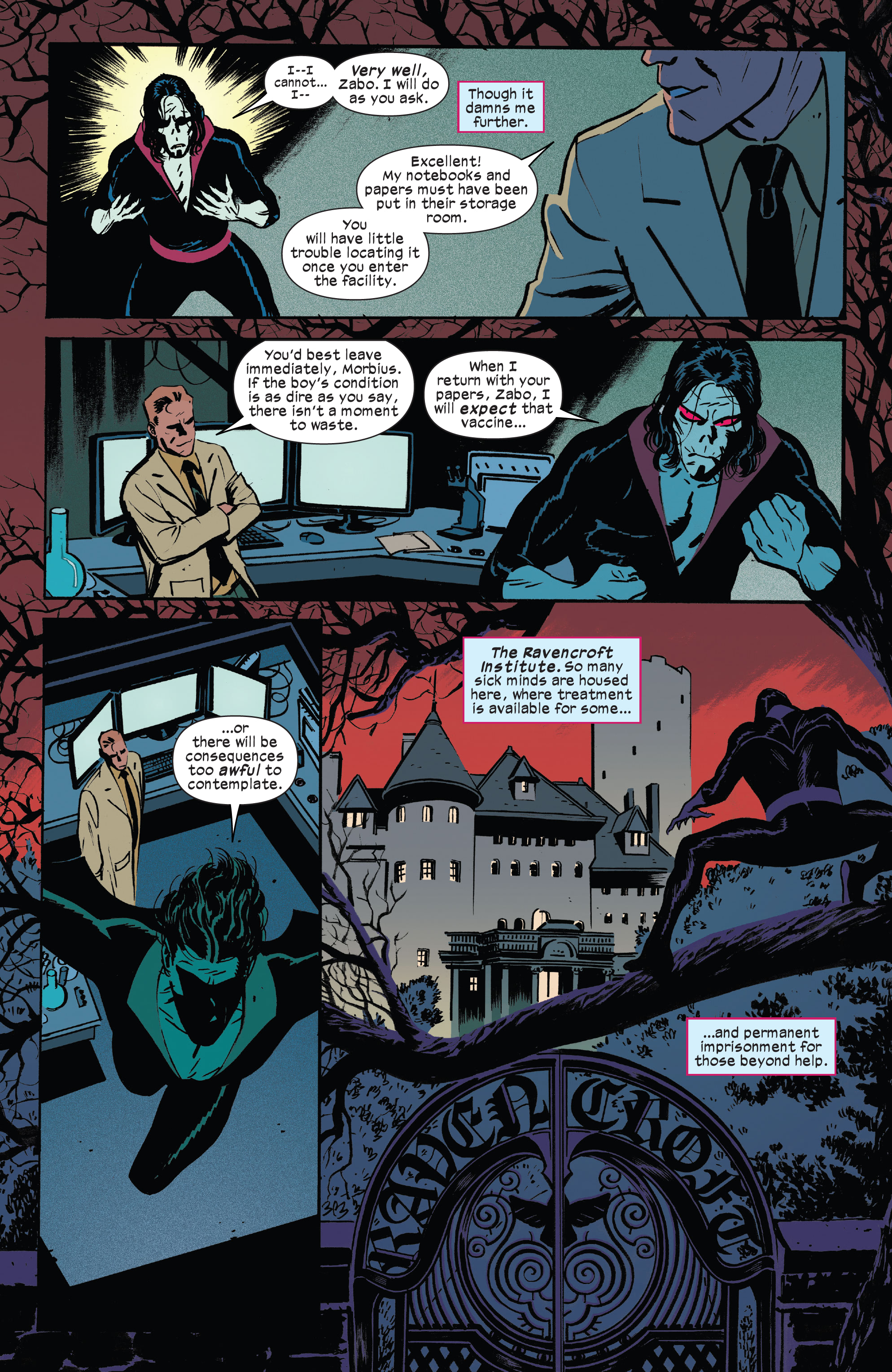Read online Morbius: Bond Of Blood comic -  Issue #1 - 11