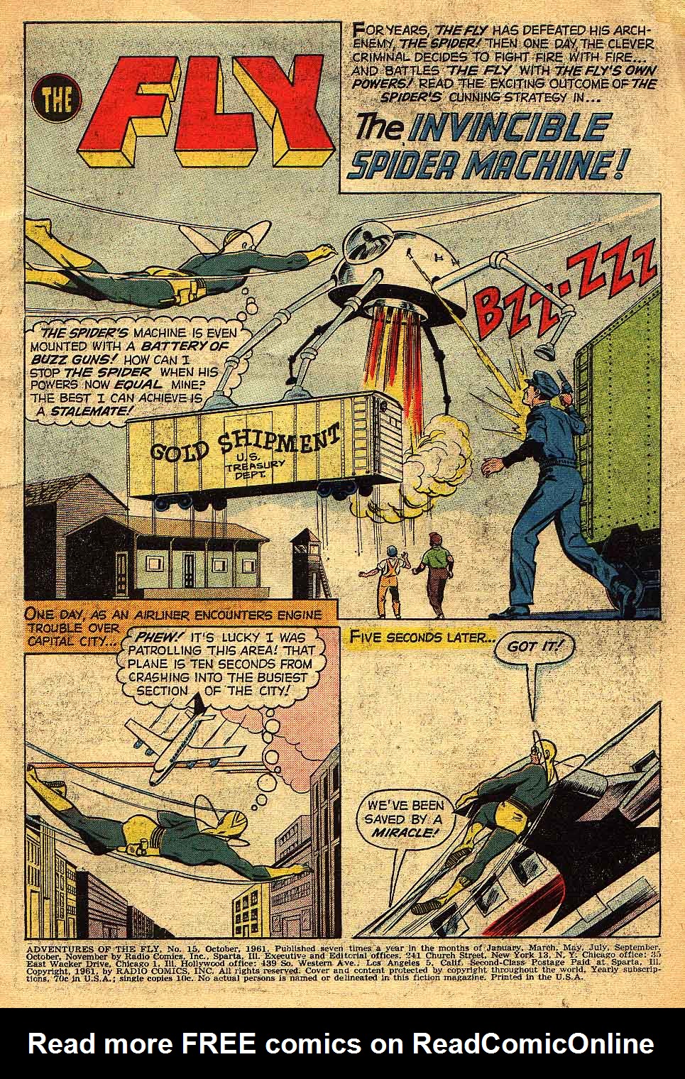 Read online Adventures of the Fly comic -  Issue #15 - 3