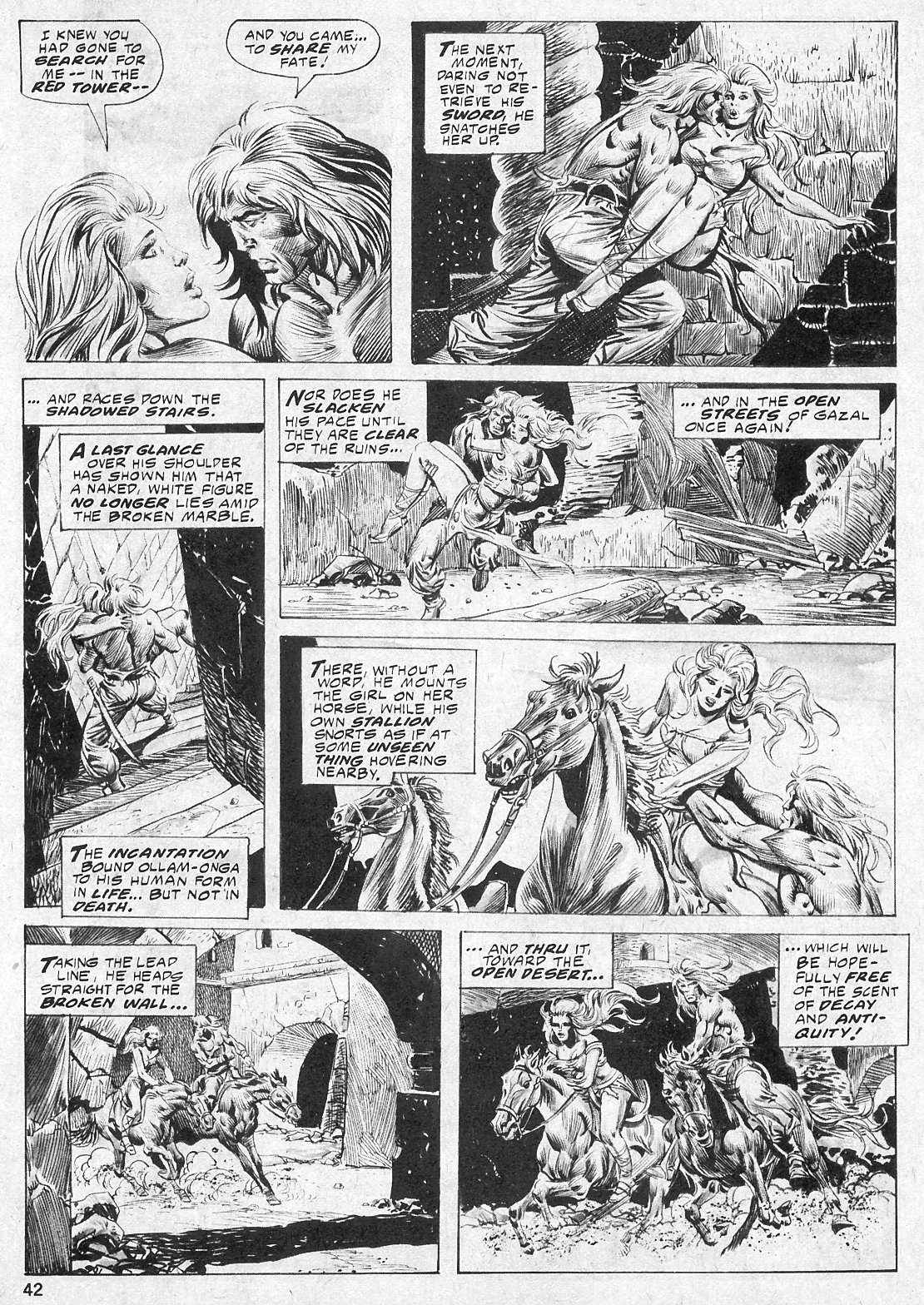 The Savage Sword Of Conan Issue #21 #22 - English 42
