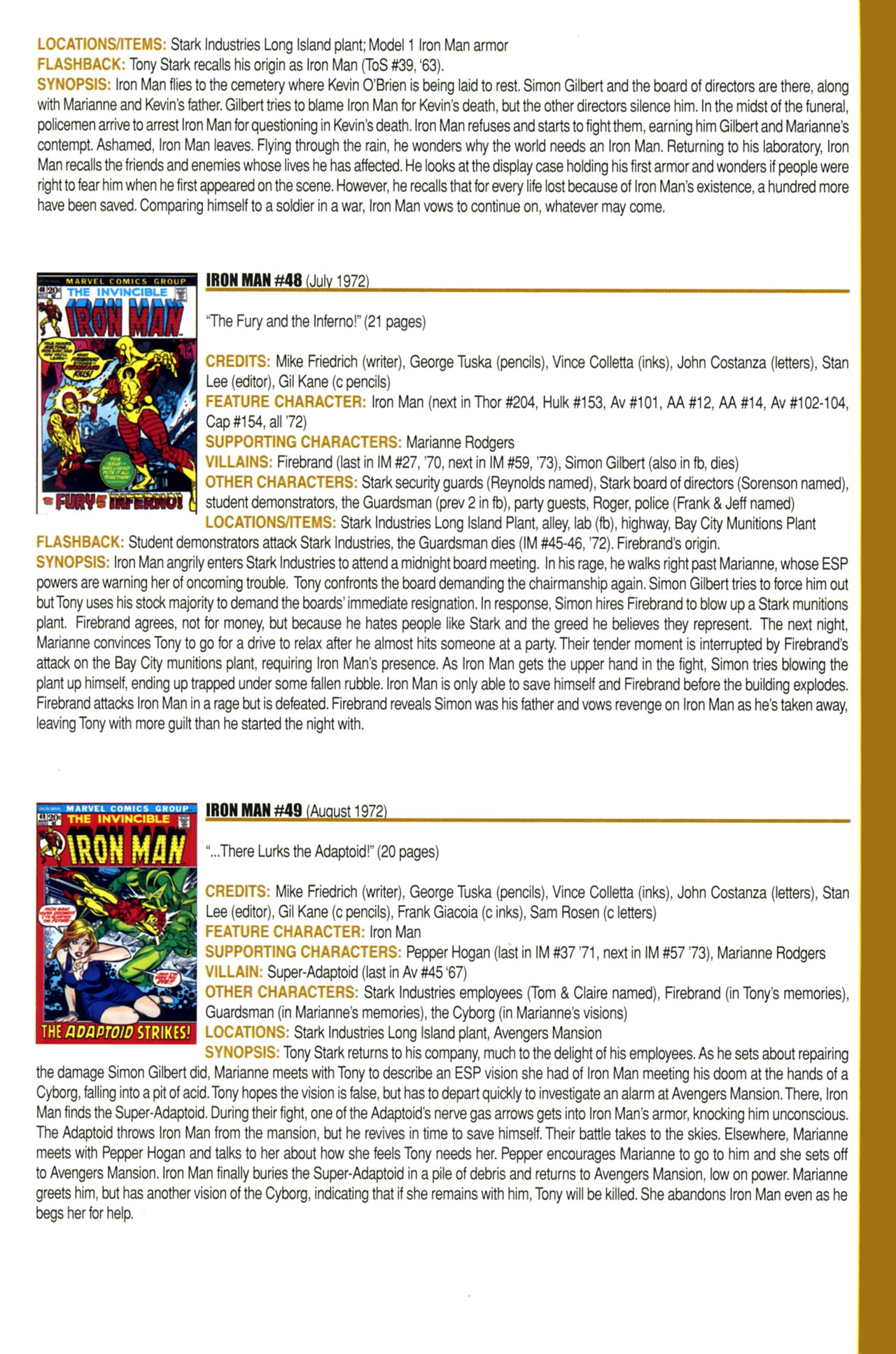 Read online Official Index to the Marvel Universe comic -  Issue #3 - 39