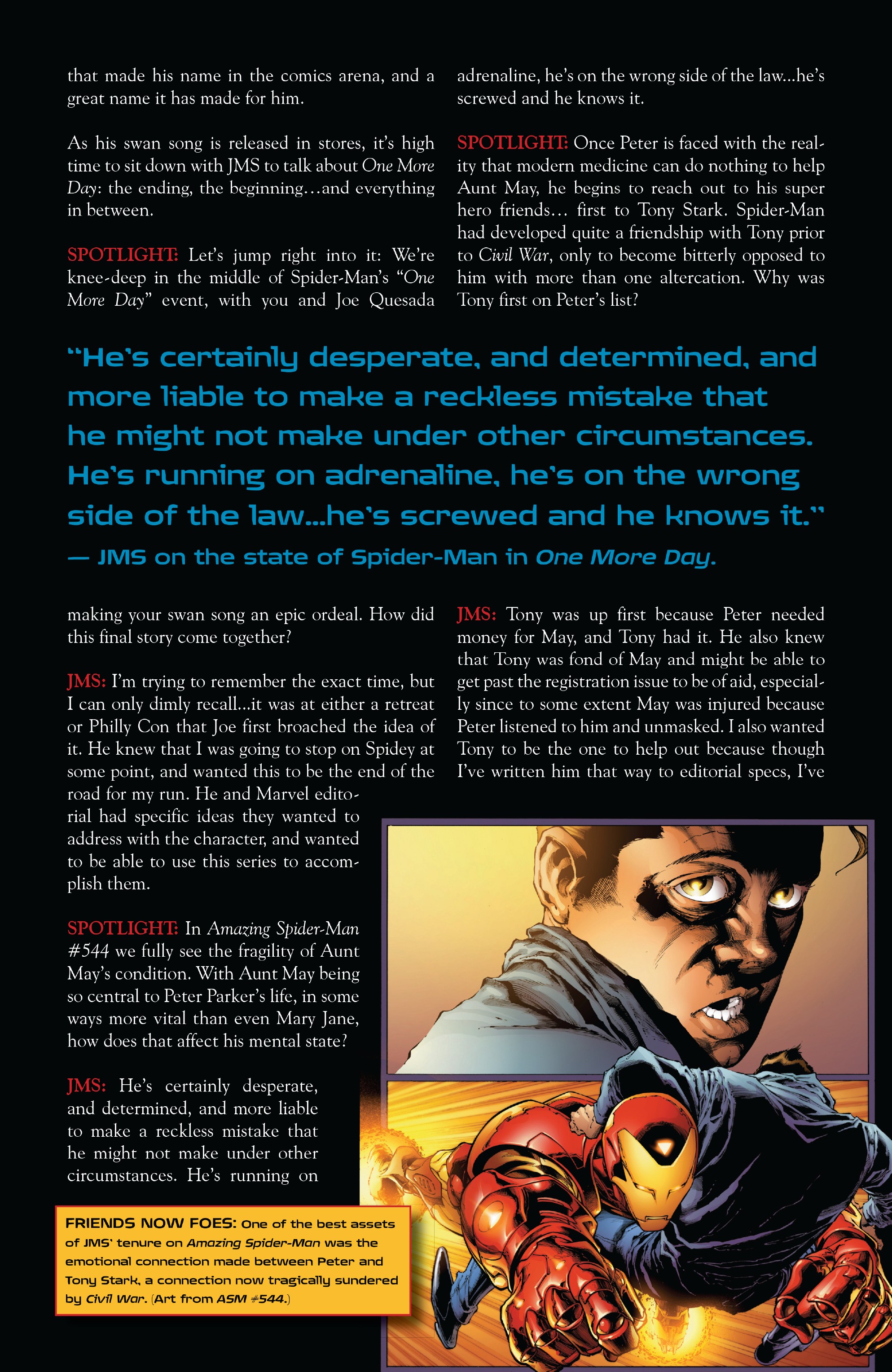 Read online The Amazing Spider-Man by JMS Ultimate Collection comic -  Issue # TPB 5 (Part 5) - 96