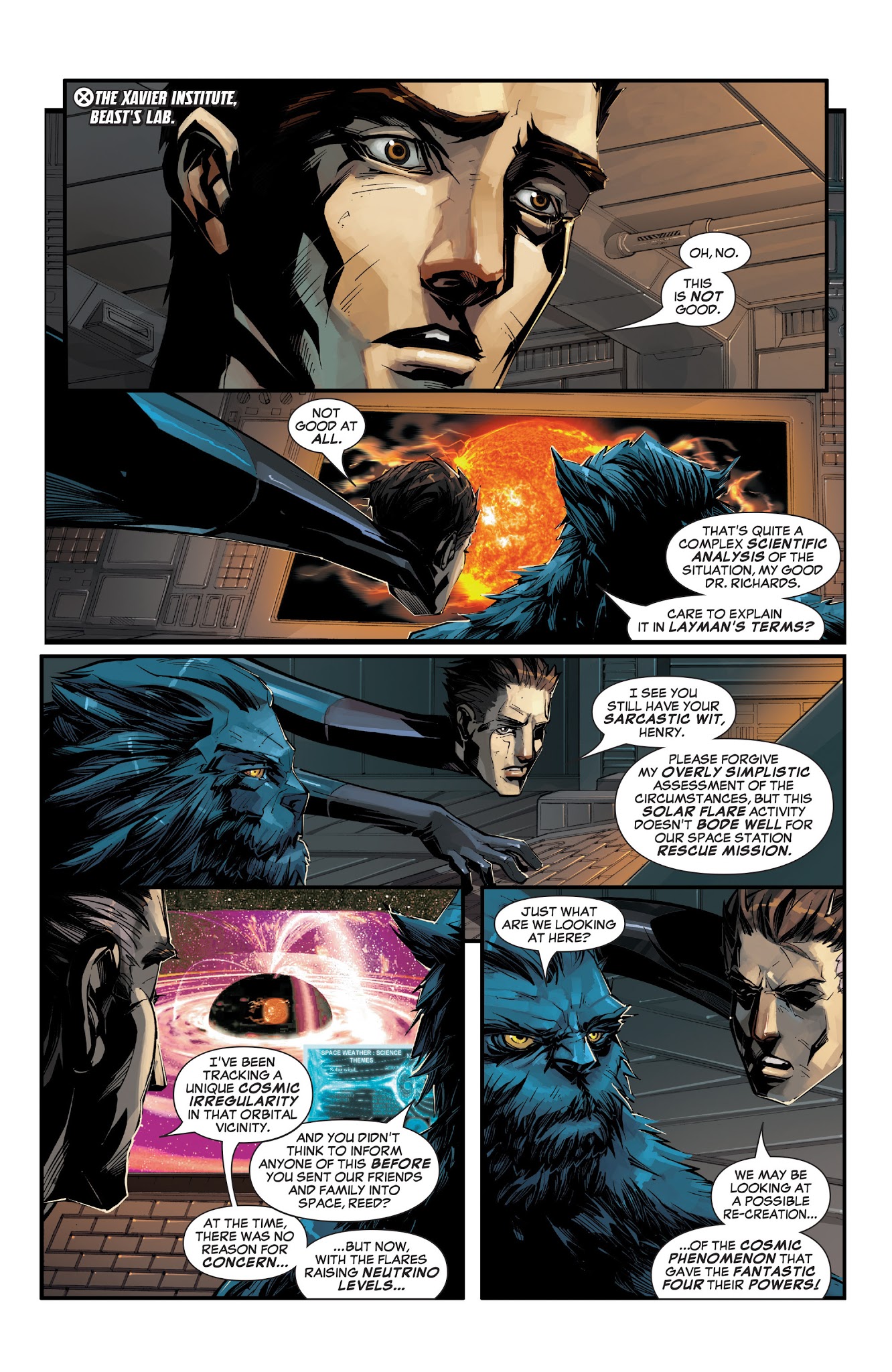 Read online X-Men/Fantastic Four comic -  Issue #2 - 3