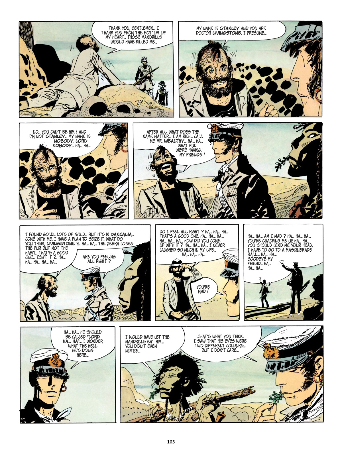 Read online Corto Maltese comic -  Issue # TPB 8 (Part 1) - 70