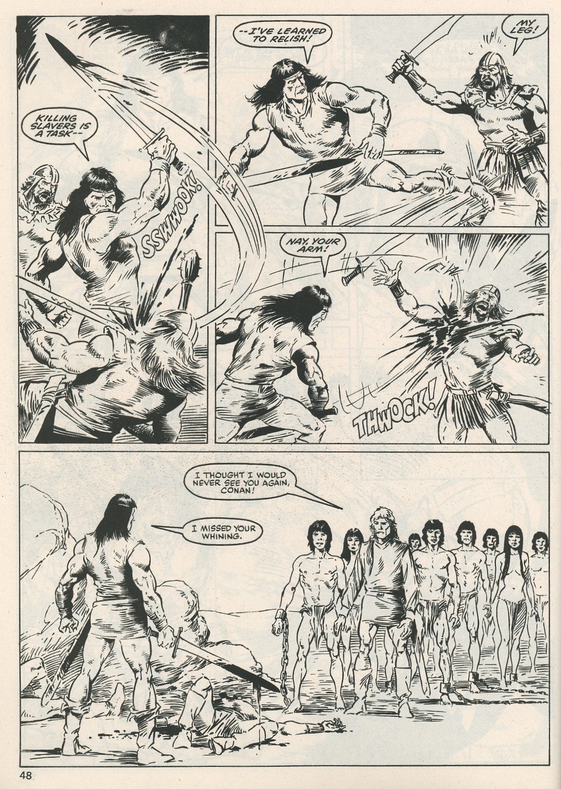 Read online The Savage Sword Of Conan comic -  Issue #115 - 48