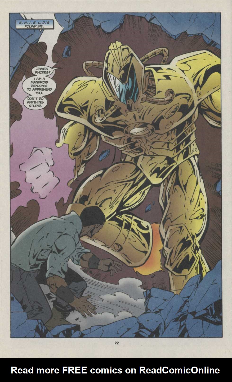 Read online War Machine (1994) comic -  Issue #25 - 17