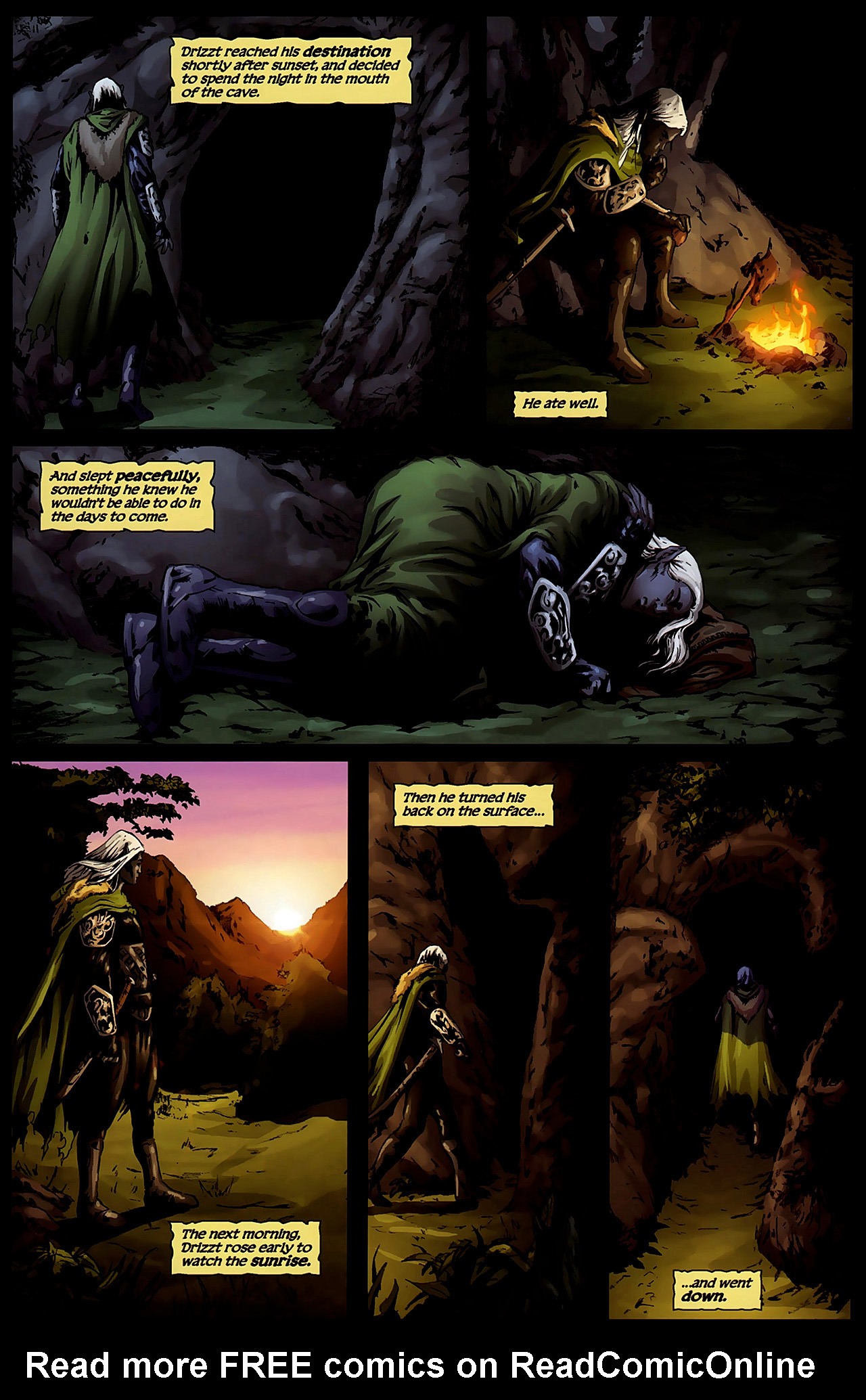 Read online Forgotten Realms: Starless Night comic -  Issue # Full - 38