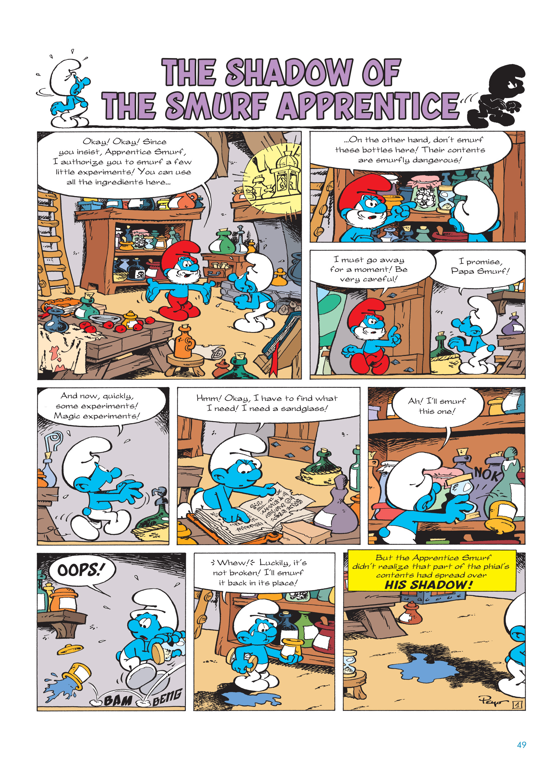 Read online The Smurfs comic -  Issue #22 - 50