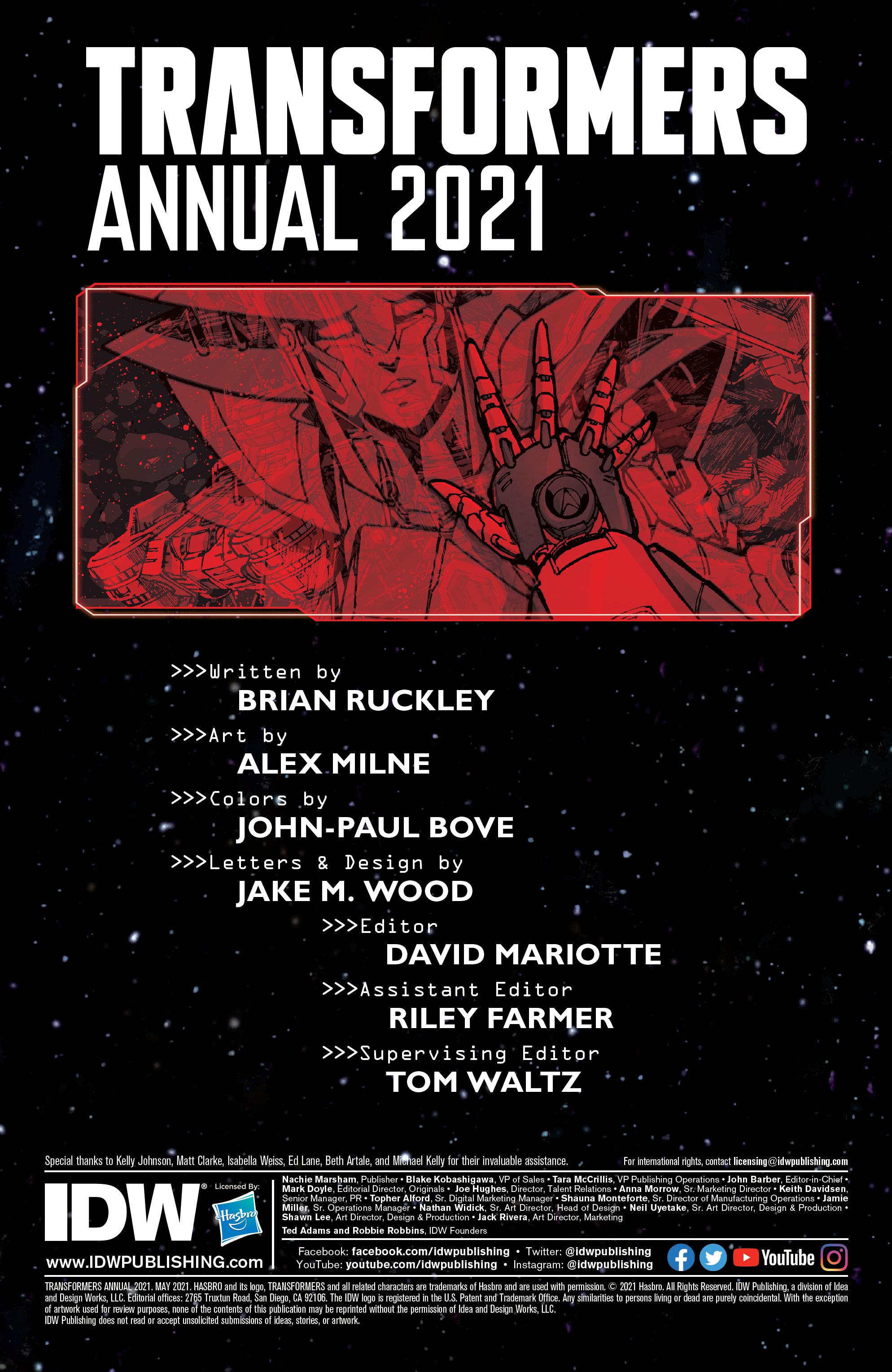 Read online Transformers Annual 2021 comic -  Issue # Full - 2