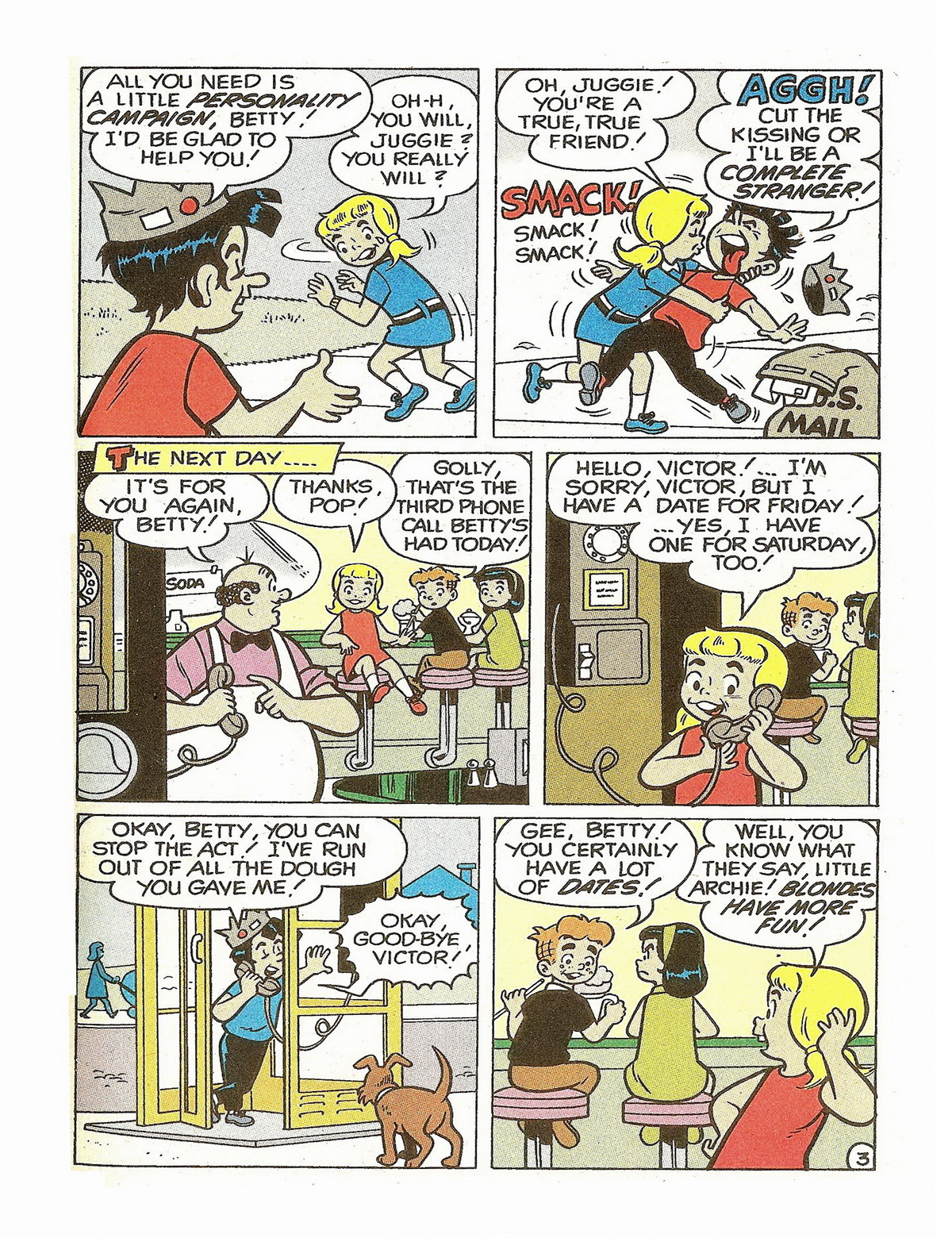 Read online Jughead's Double Digest Magazine comic -  Issue #67 - 71