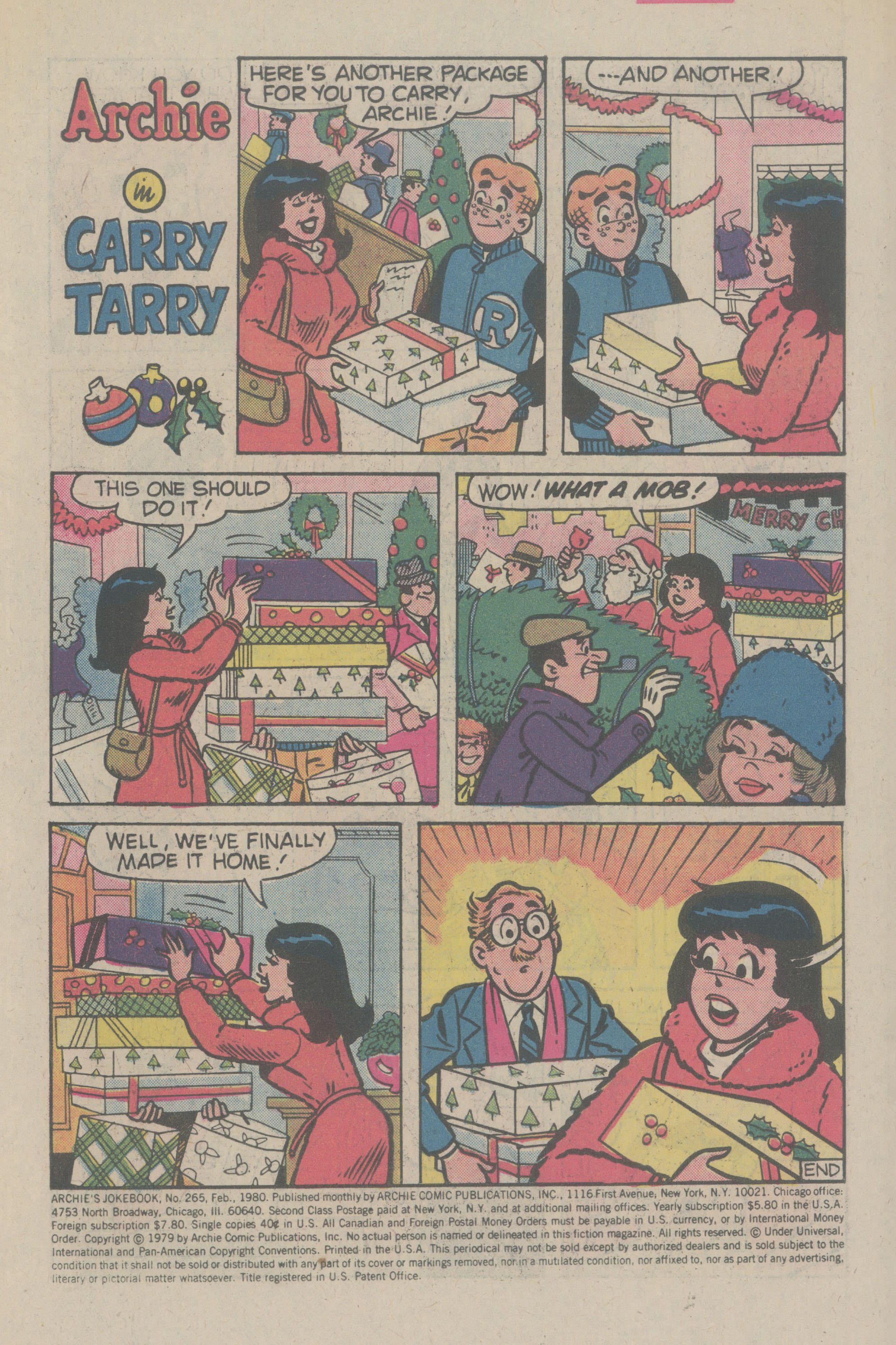 Read online Archie's Joke Book Magazine comic -  Issue #265 - 3