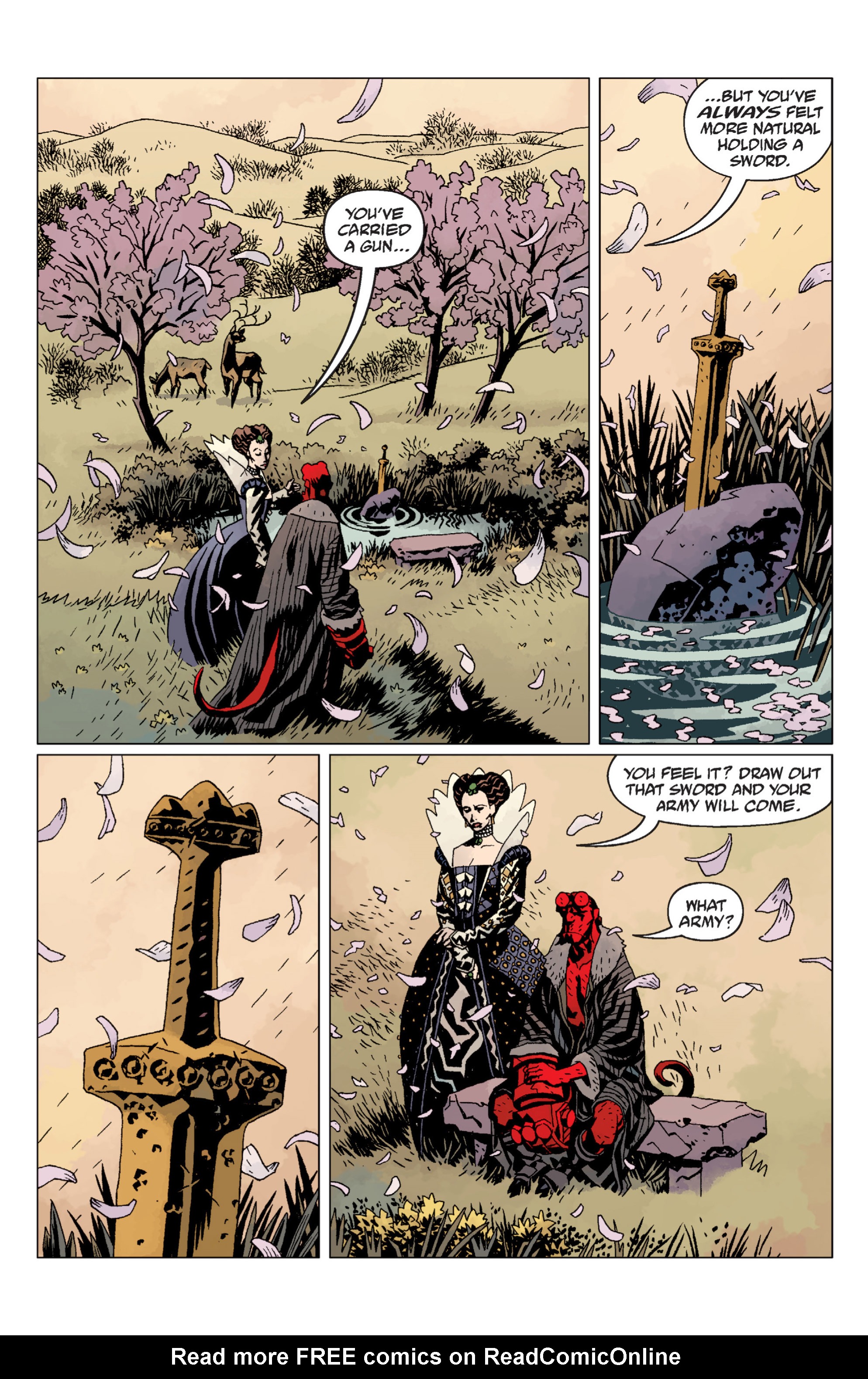 Read online Hellboy comic -  Issue #9 - 125