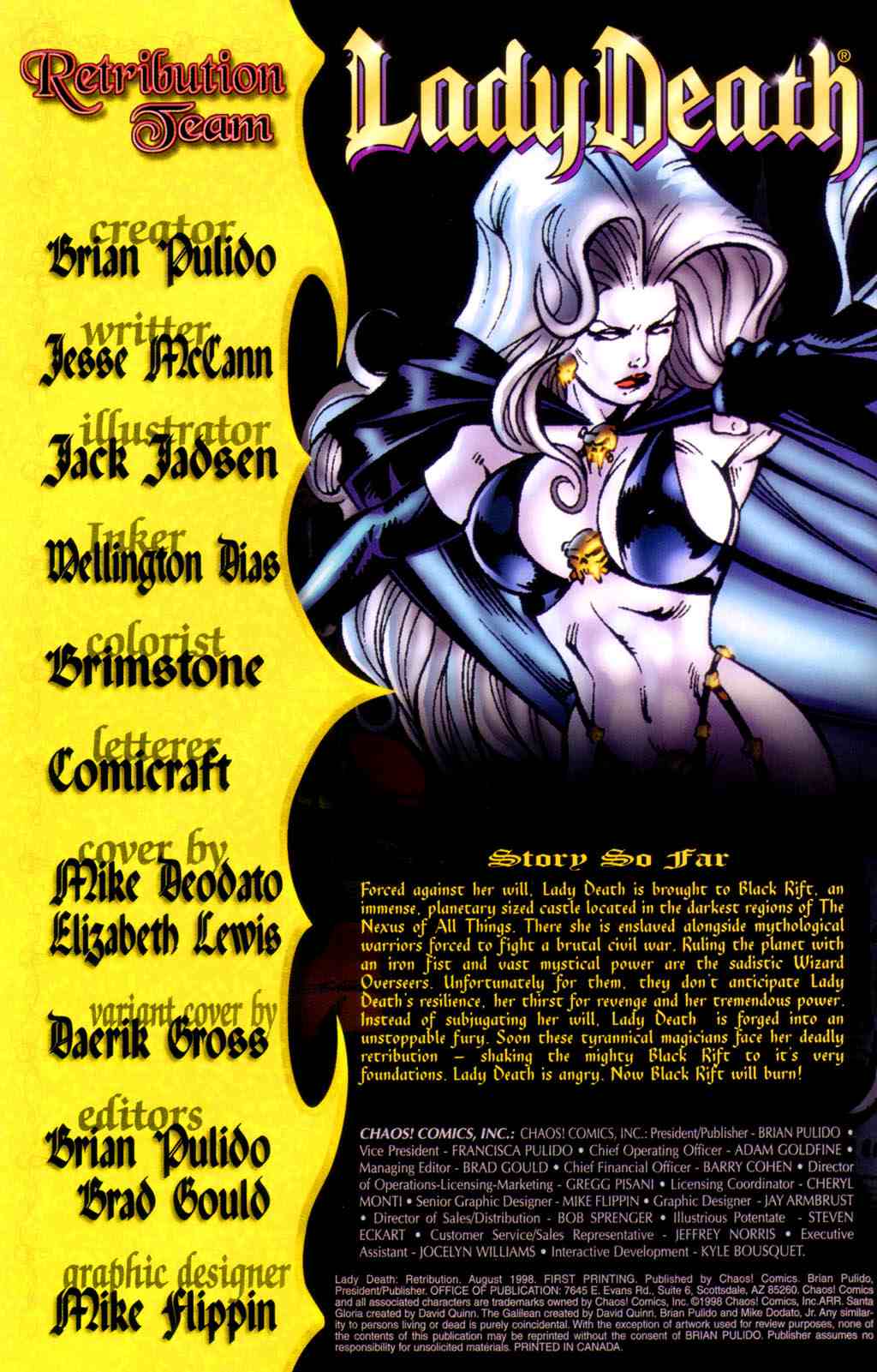 Read online Lady Death: Retribution comic -  Issue # Full - 3