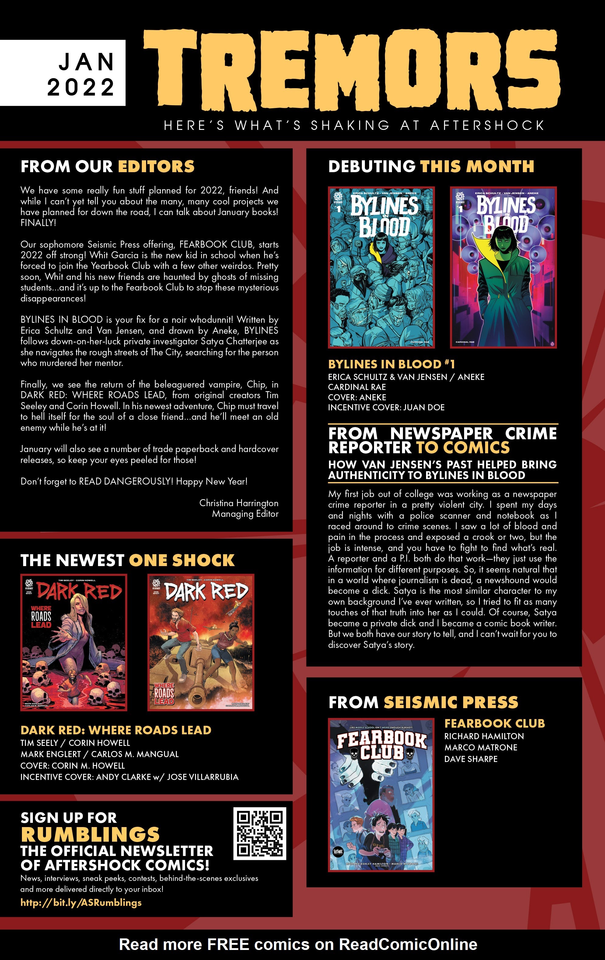 Read online Bylines in Blood comic -  Issue #1 - 31