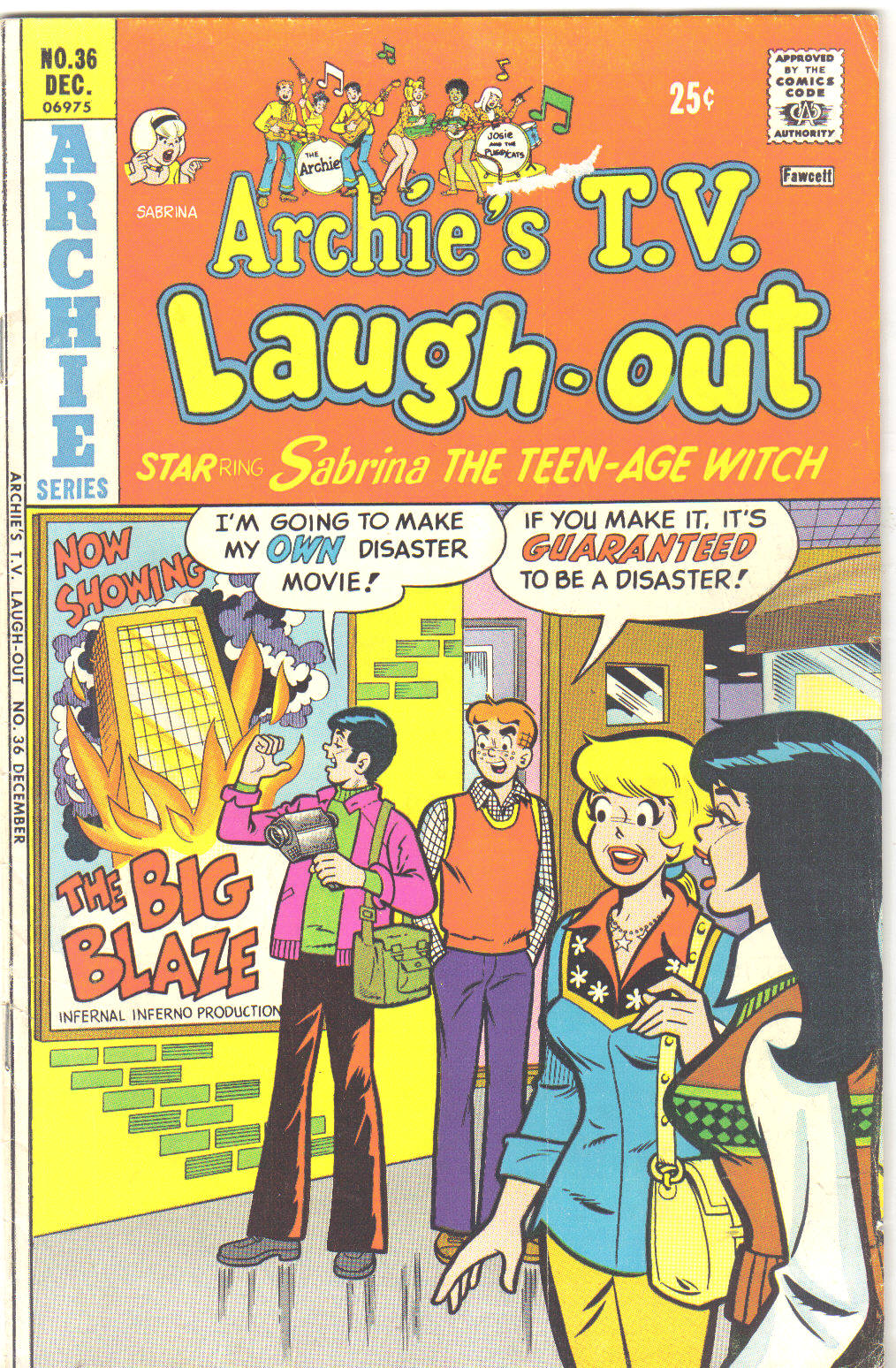 Read online Archie's TV Laugh-Out comic -  Issue #36 - 1