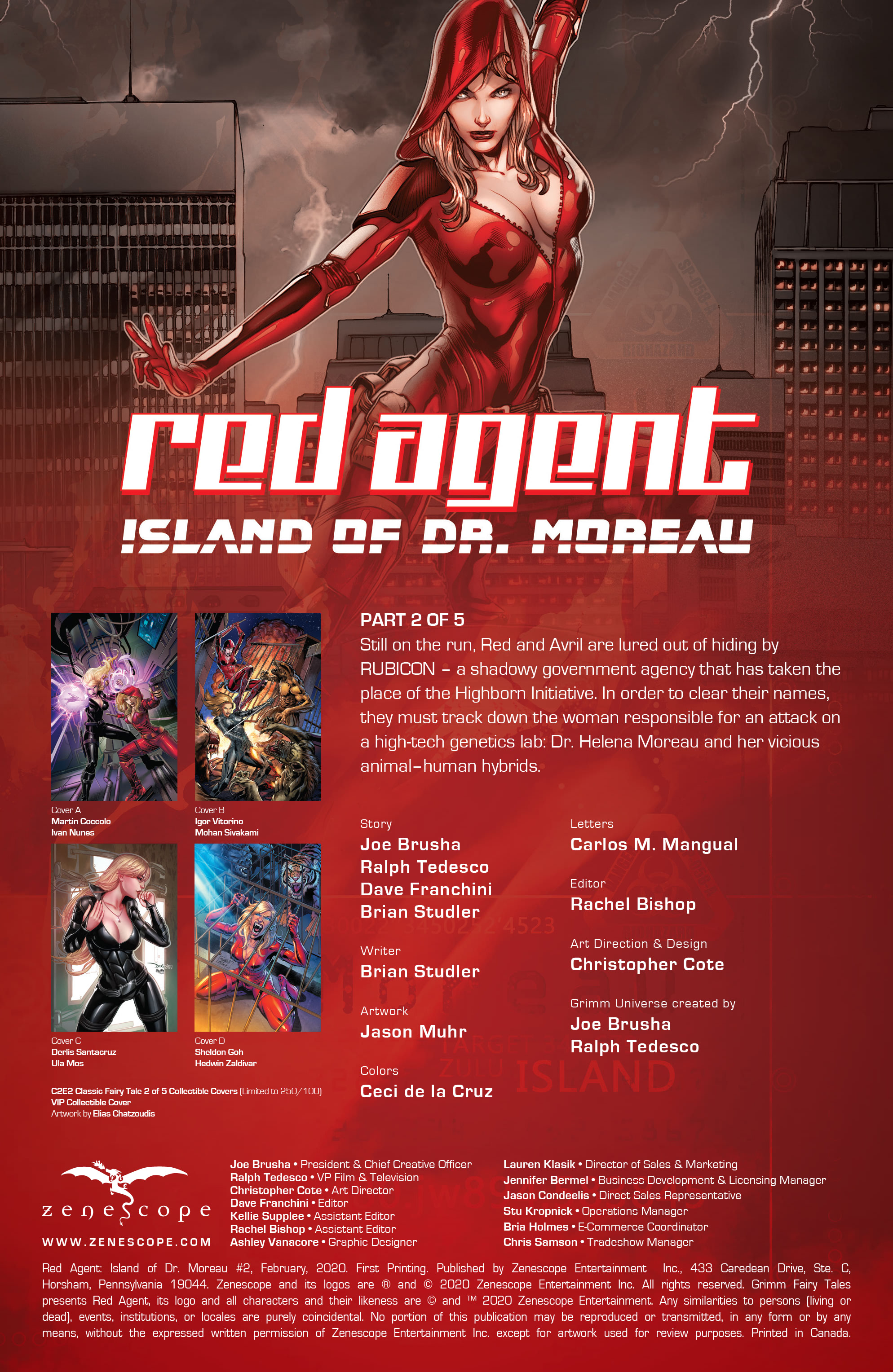Read online Red Agent: Island of Dr Moreau comic -  Issue #2 - 2
