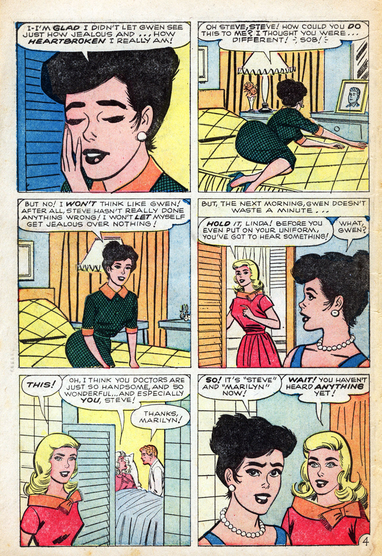 Read online Linda Carter, Student Nurse comic -  Issue #4 - 6