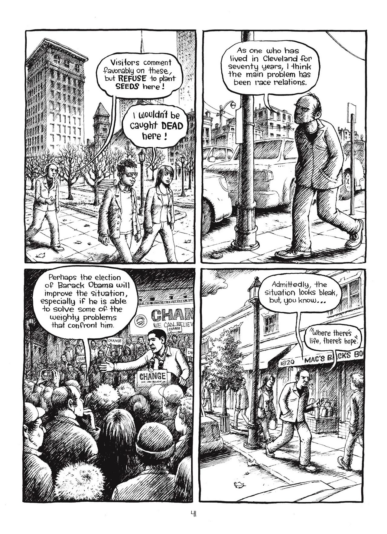 Read online Harvey Pekar's Cleveland comic -  Issue # TPB - 42