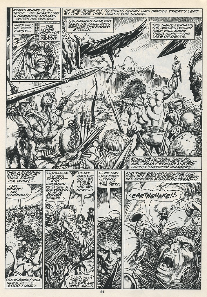 Read online The Savage Sword Of Conan comic -  Issue #217 - 56