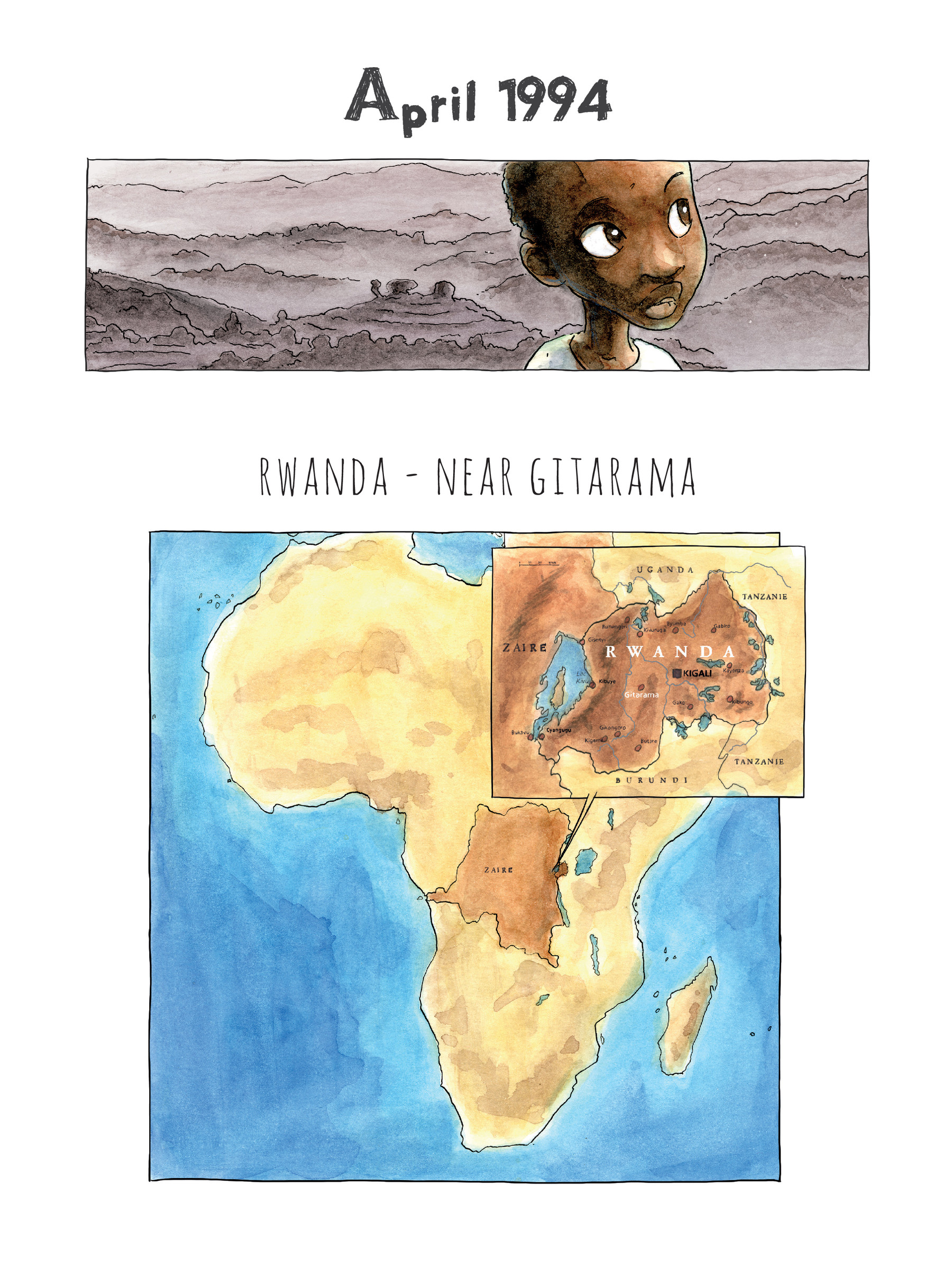 Read online Alice on the Run: One Child's Journey Through the Rwandan Civil War comic -  Issue # TPB - 6