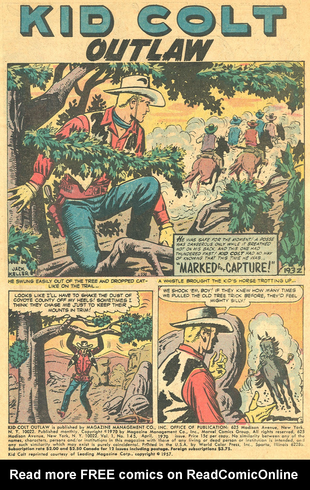 Read online Kid Colt Outlaw comic -  Issue #145 - 3