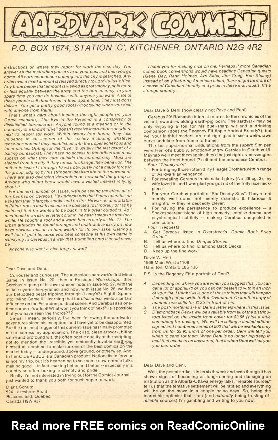 Read online Cerebus comic -  Issue #31 - 26