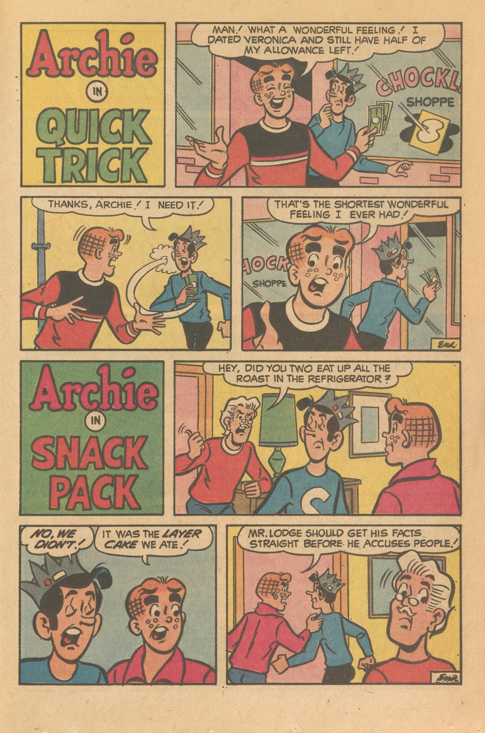 Read online Archie's Joke Book Magazine comic -  Issue #172 - 21