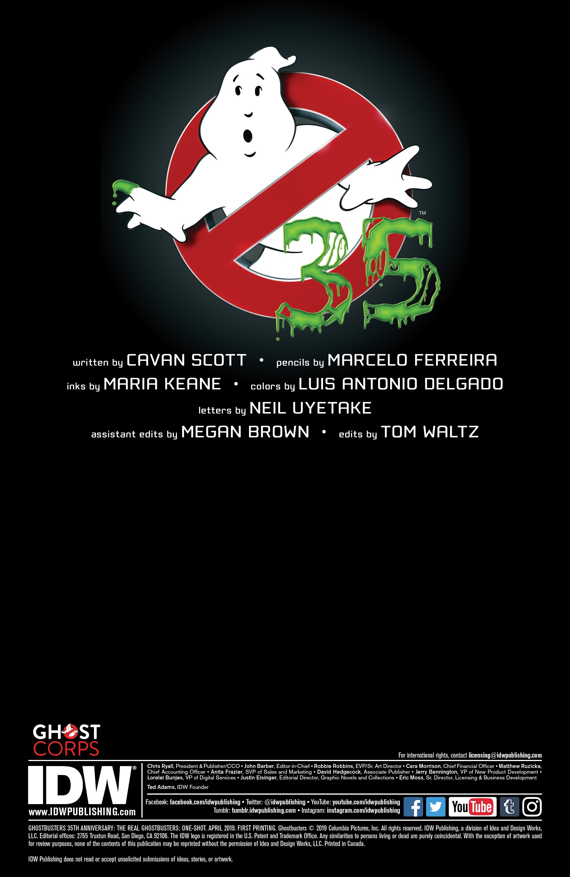 Read online Ghostbusters 35th Anniversary: The Real Ghostbusters comic -  Issue # Full - 2