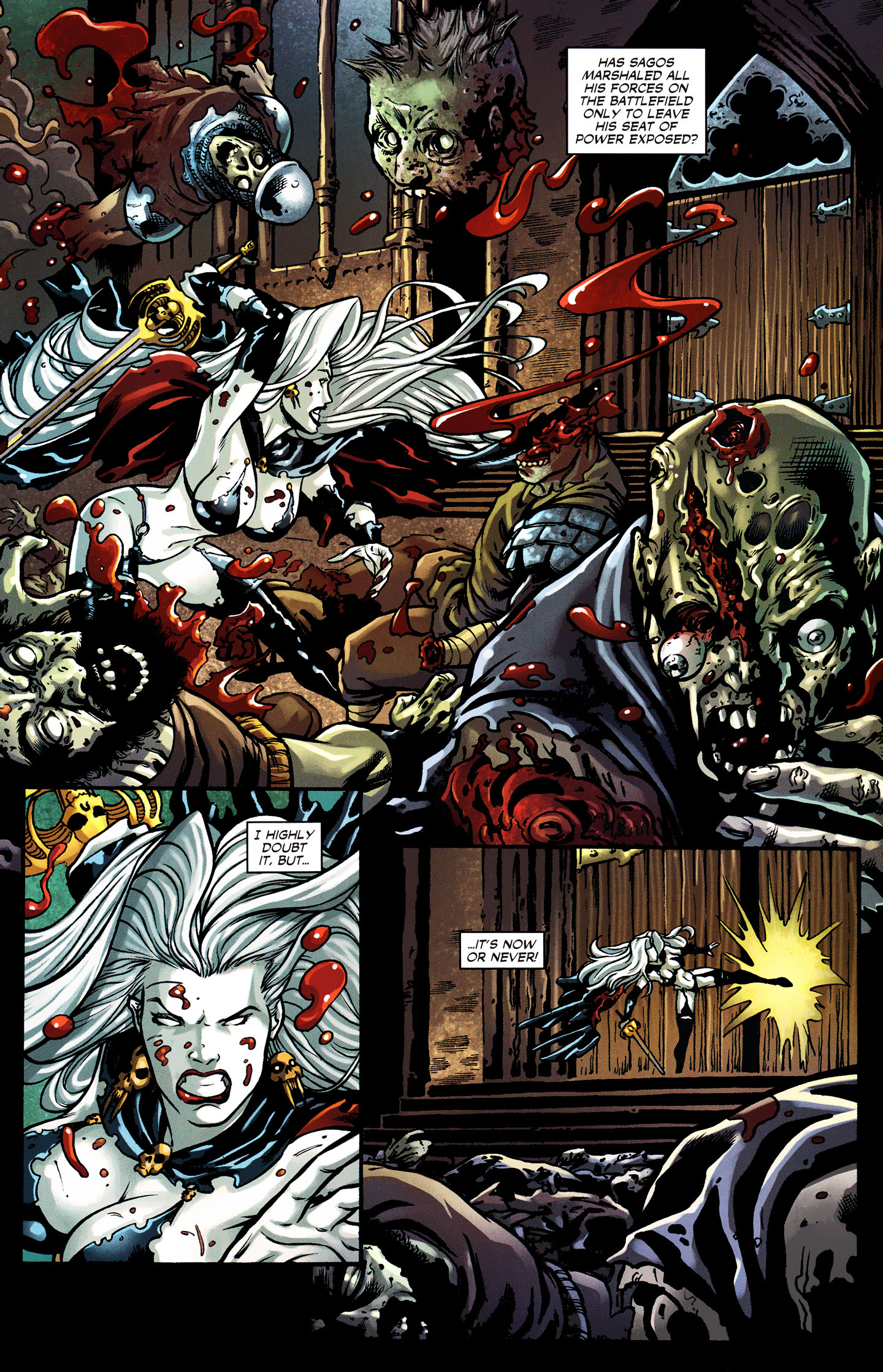 Read online Lady Death: Origins - Cursed comic -  Issue #2 - 20