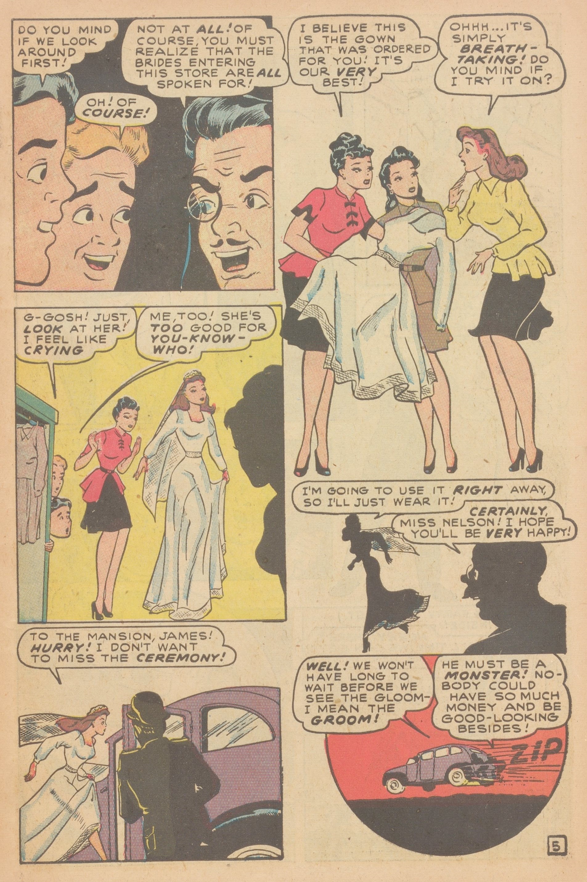 Read online Nellie The Nurse (1945) comic -  Issue #11 - 7
